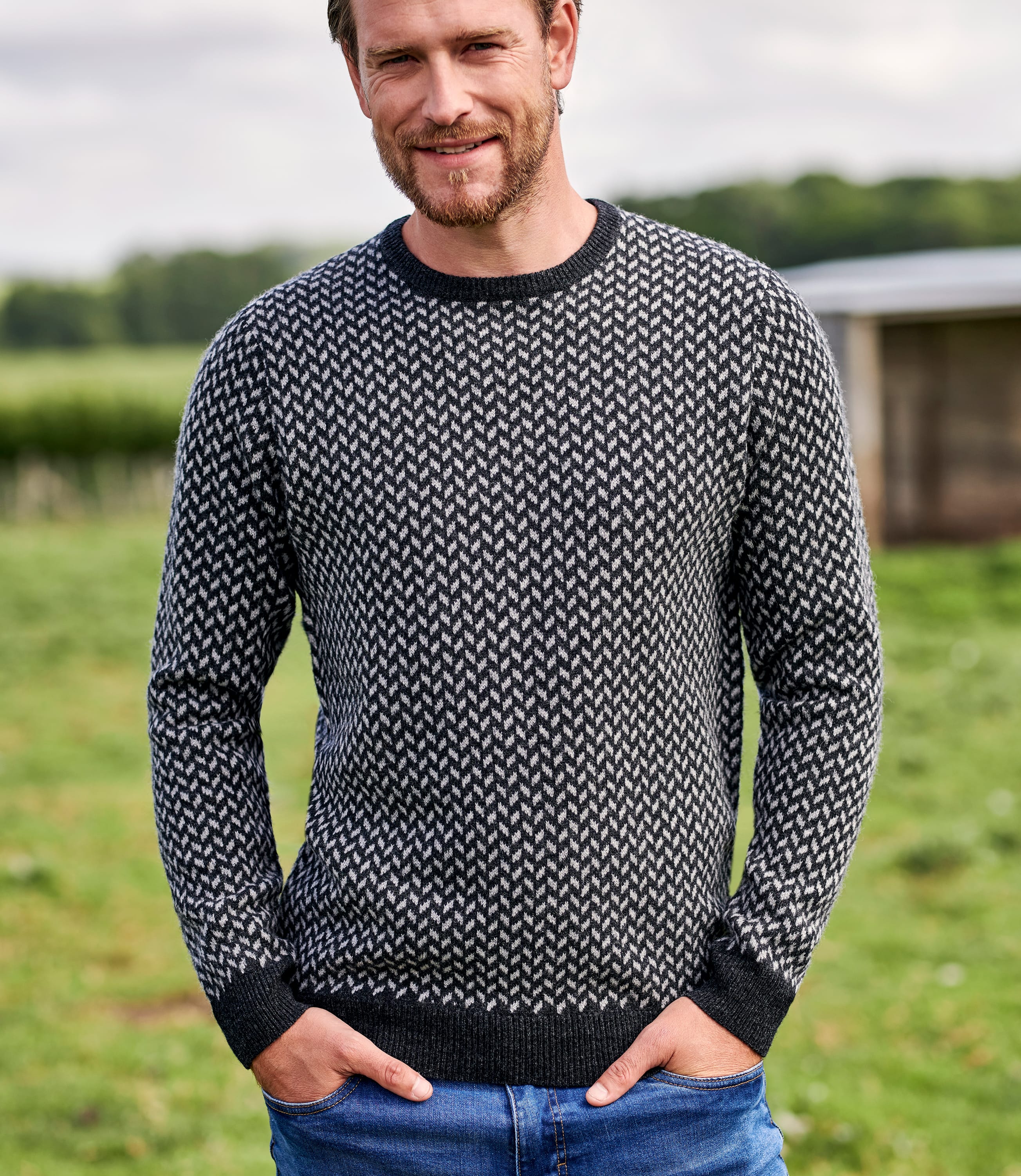 charcoal grey jumper