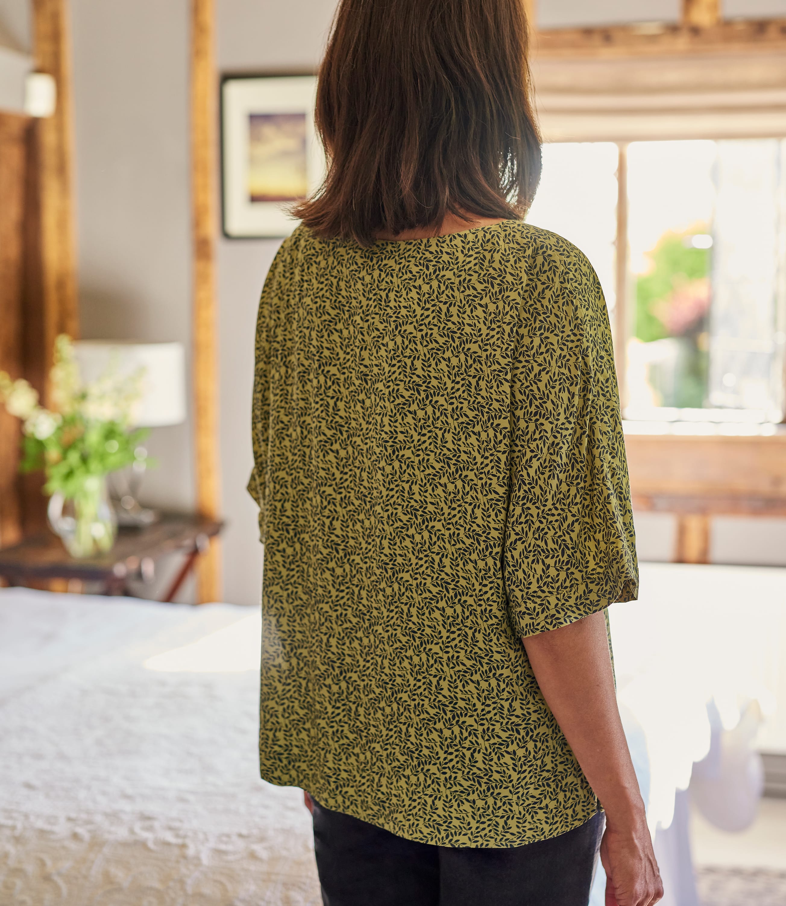 FEELING MIGHTY FINE WOVEN TOP