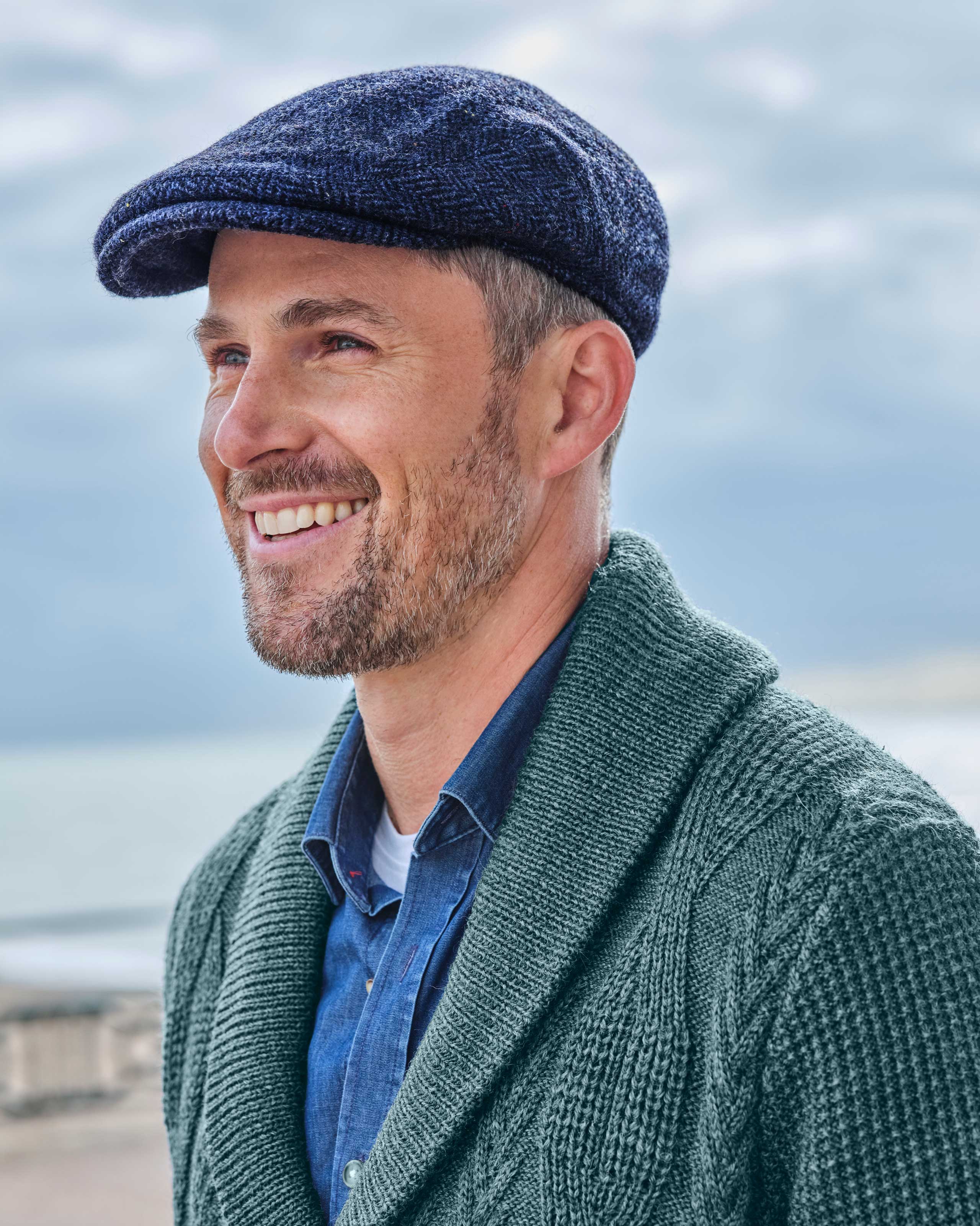 Forest | Mens Tweed Flat Cap | WoolOvers US