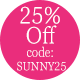 25 off summer savings