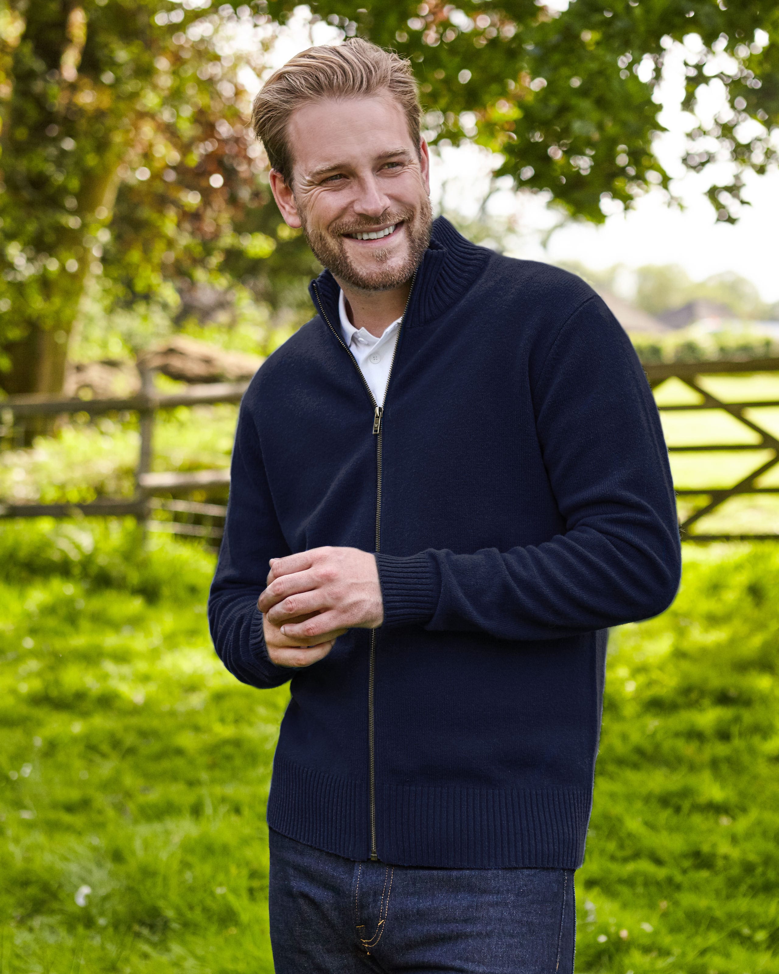 Mens Cardigan Collection | Quality Natural Knitwear | WoolOvers AU