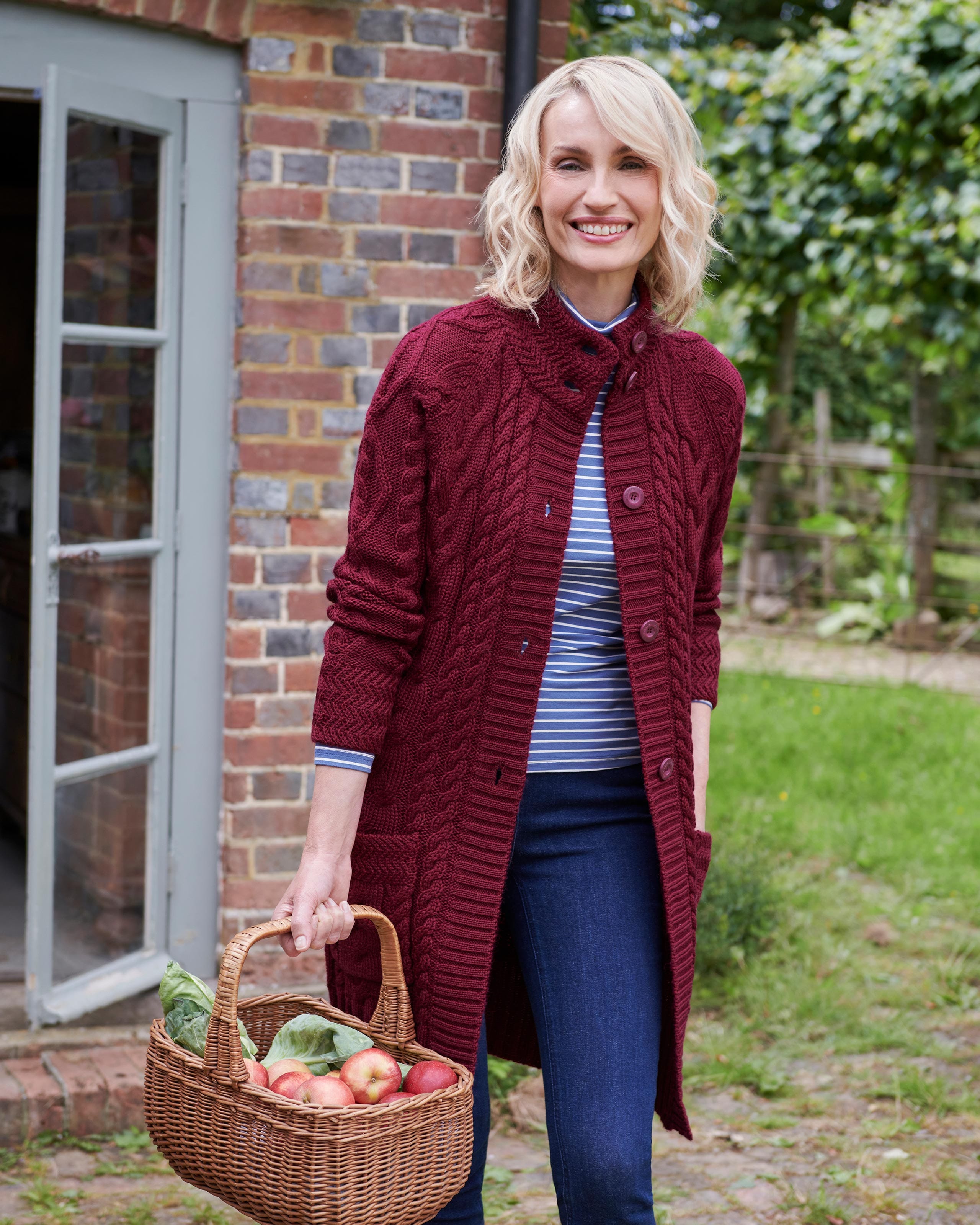Cardigan Douillet en Mélange de Laine pour Femmes
