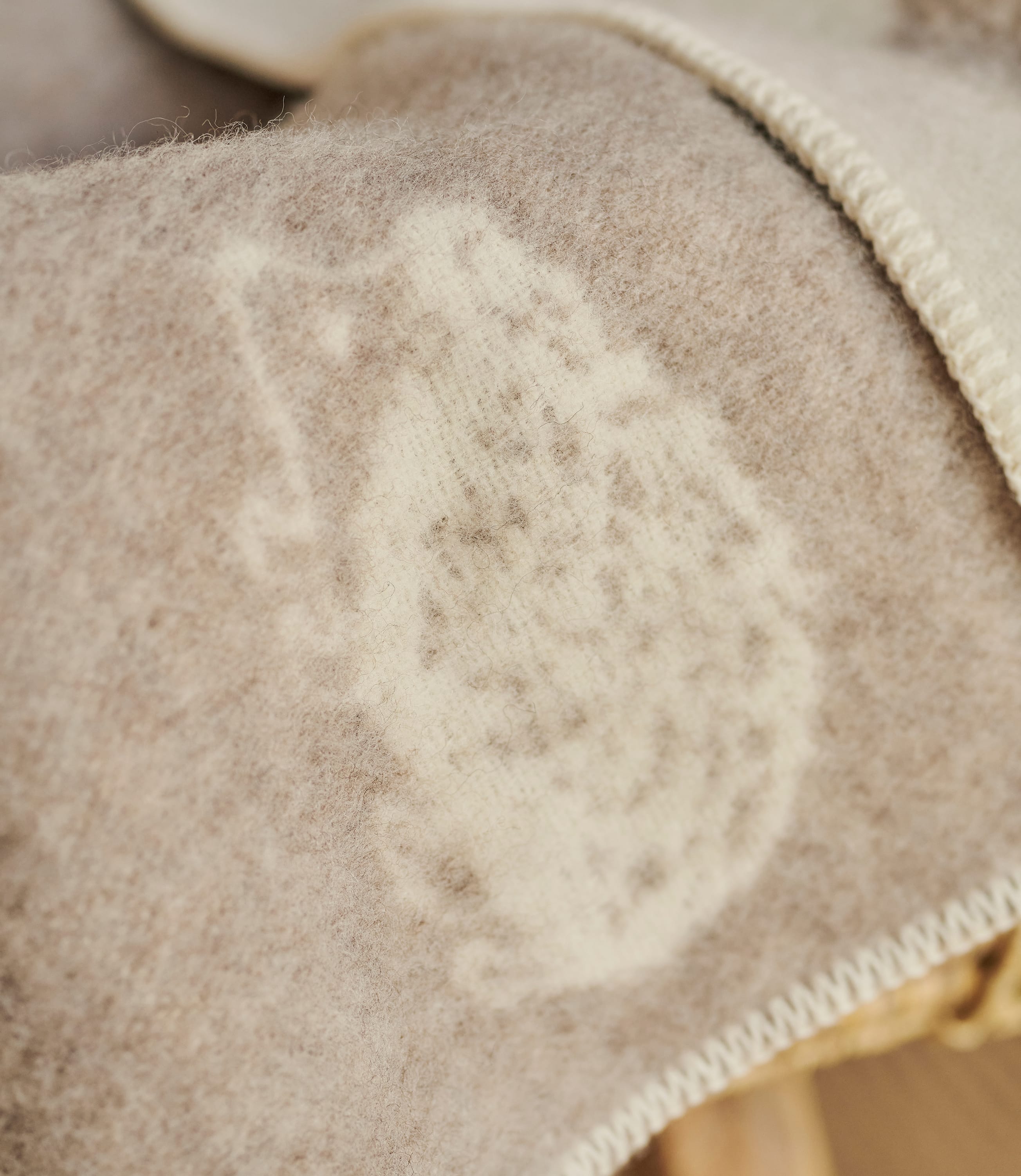 Soft Brown Hedgehog Little Blanket WoolOvers UK