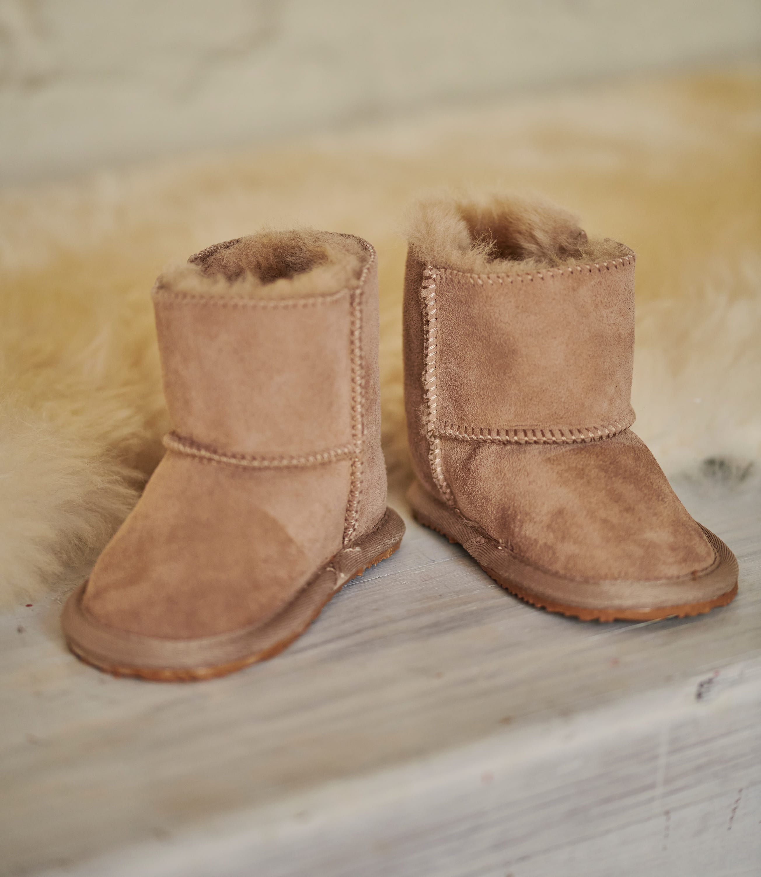 Mink | Hard Sole Baby Boot | WoolOvers US
