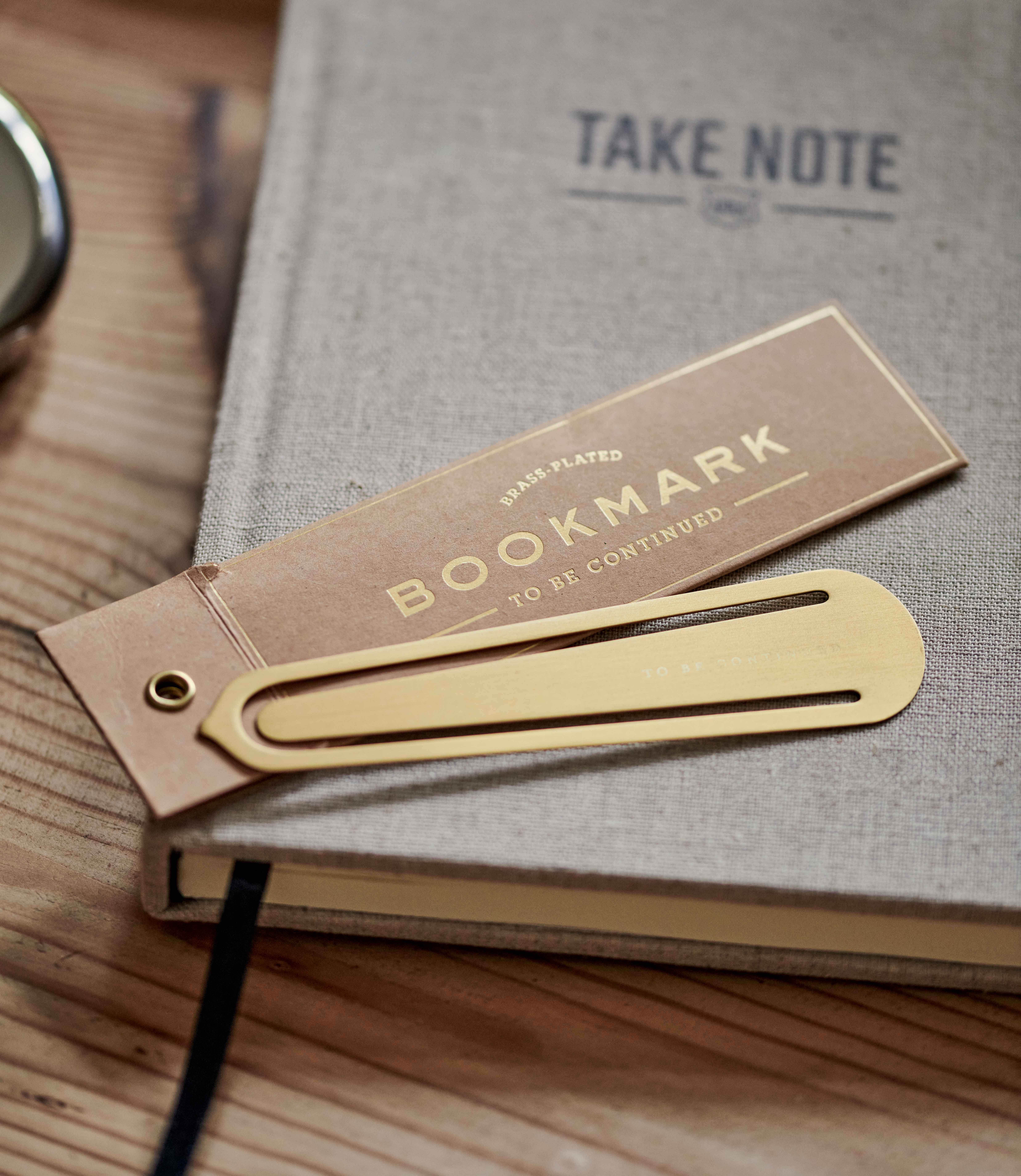 Gold Bookmark WoolOvers UK