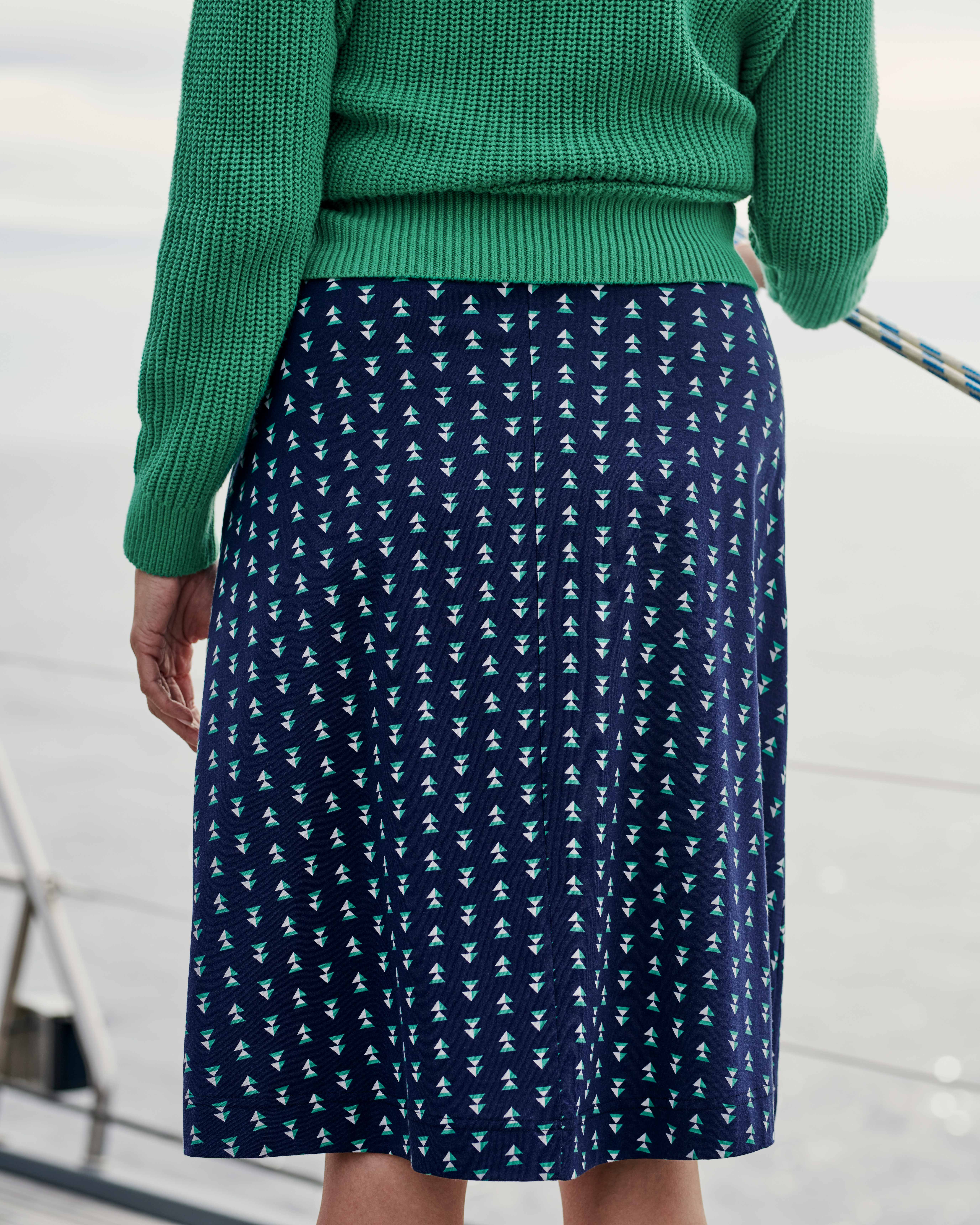 Mini Triangle A Line Pocket Detail Skirt WoolOvers US