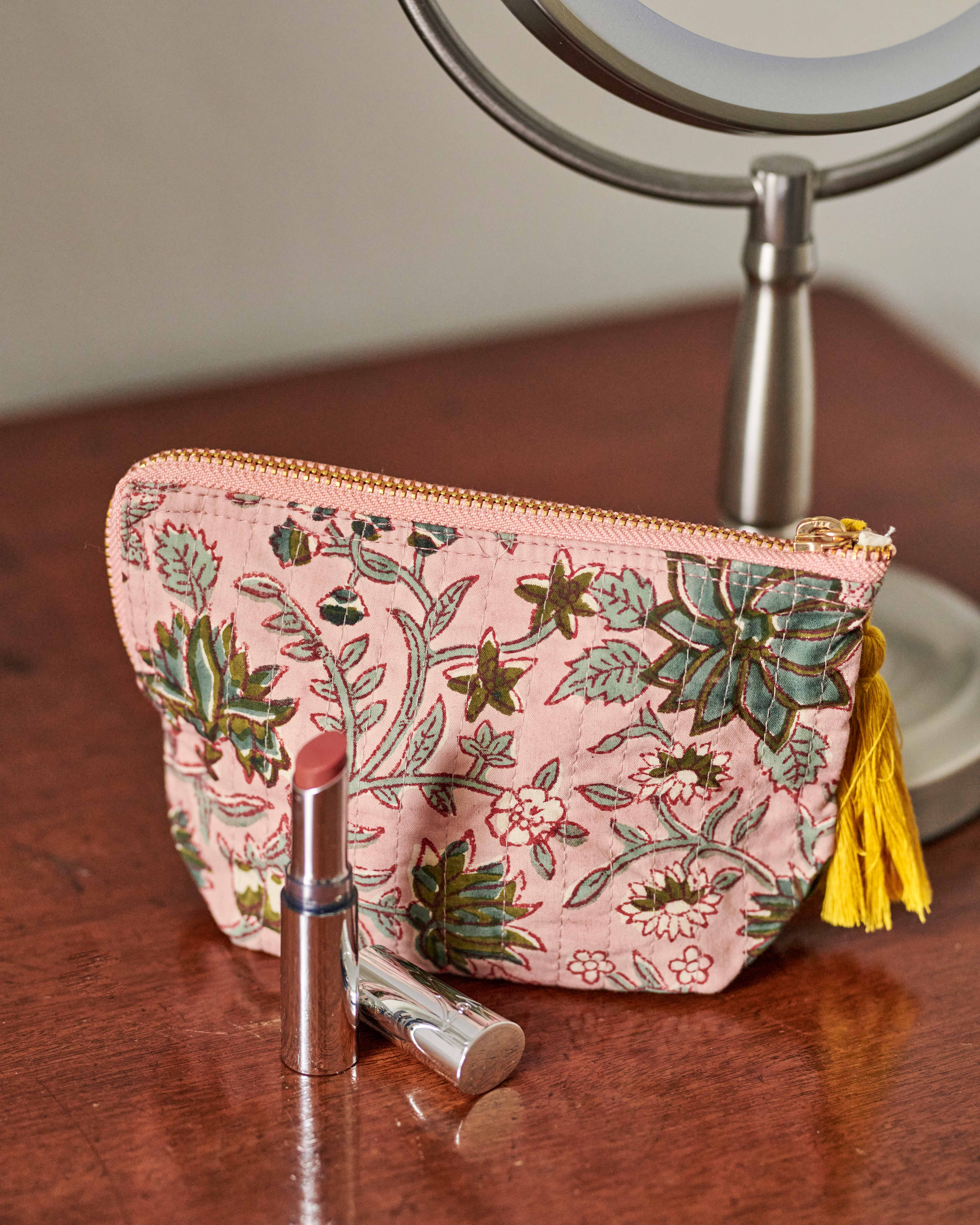 Pink Small Wash Bag WoolOvers UK