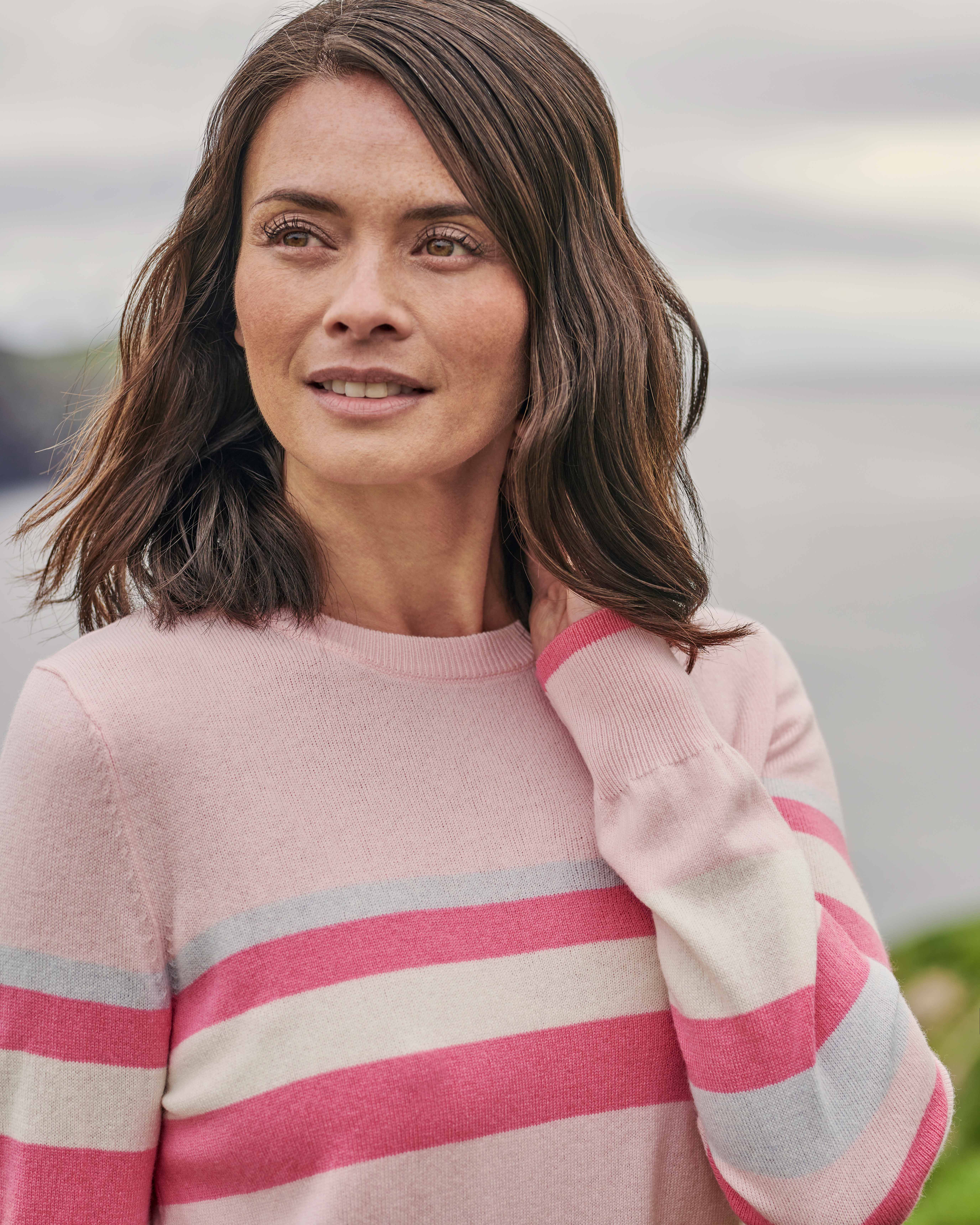 Damen Premium-Pullover Pink (in Farben)