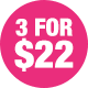 Mix and Match - 3 for $22 Socks Offer