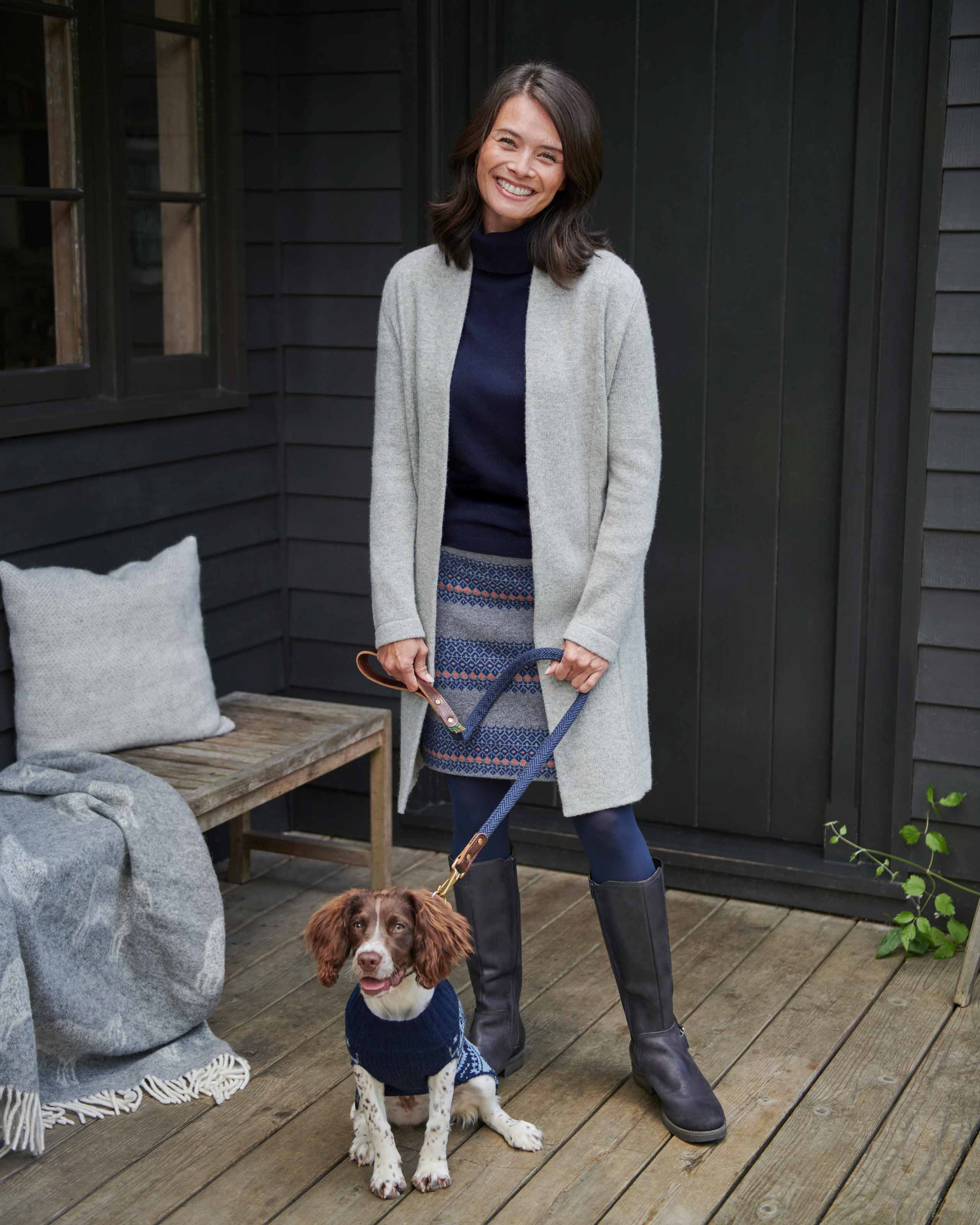 Grey Marl | Open Coatigan | WoolOvers US