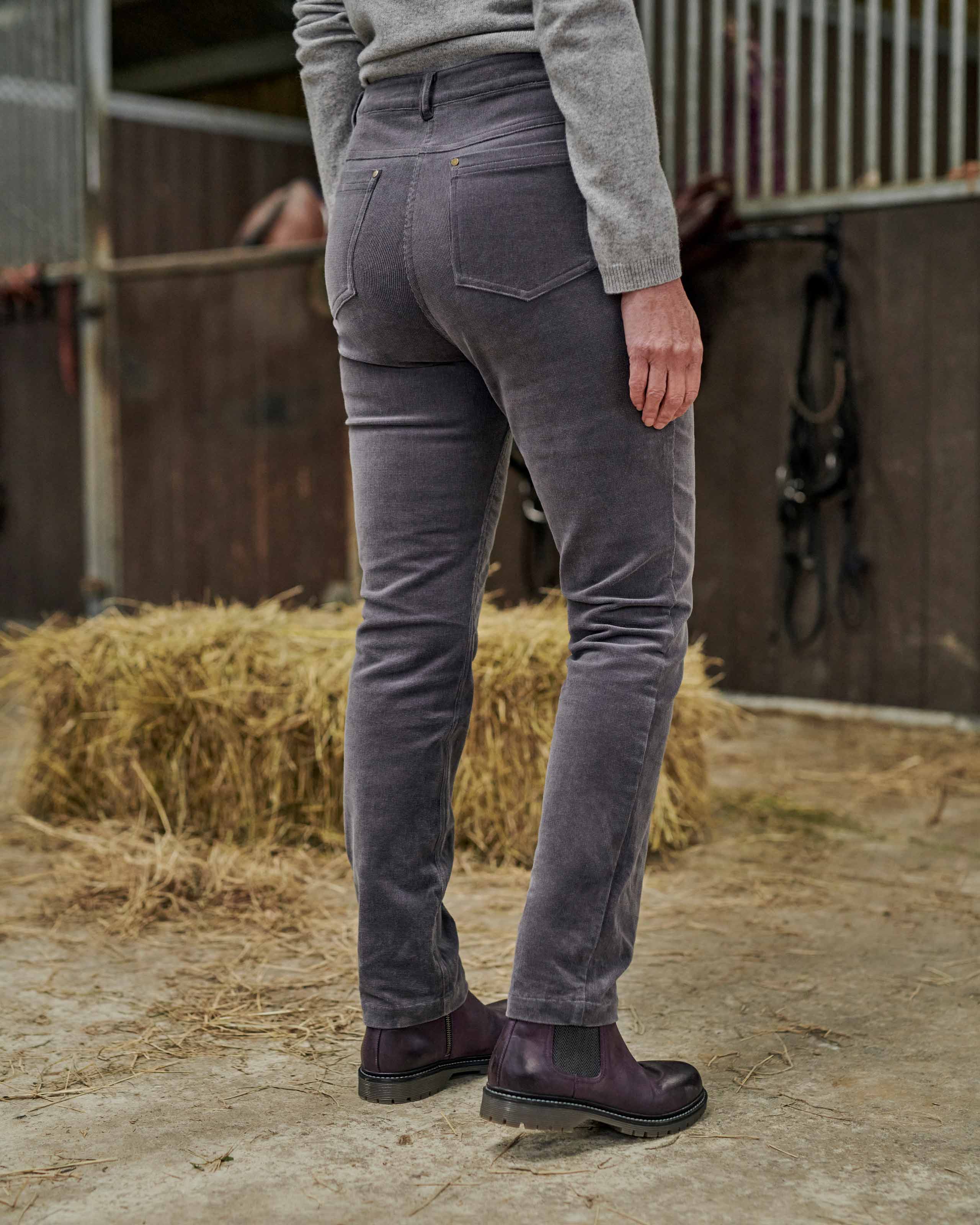 grey cord jeans