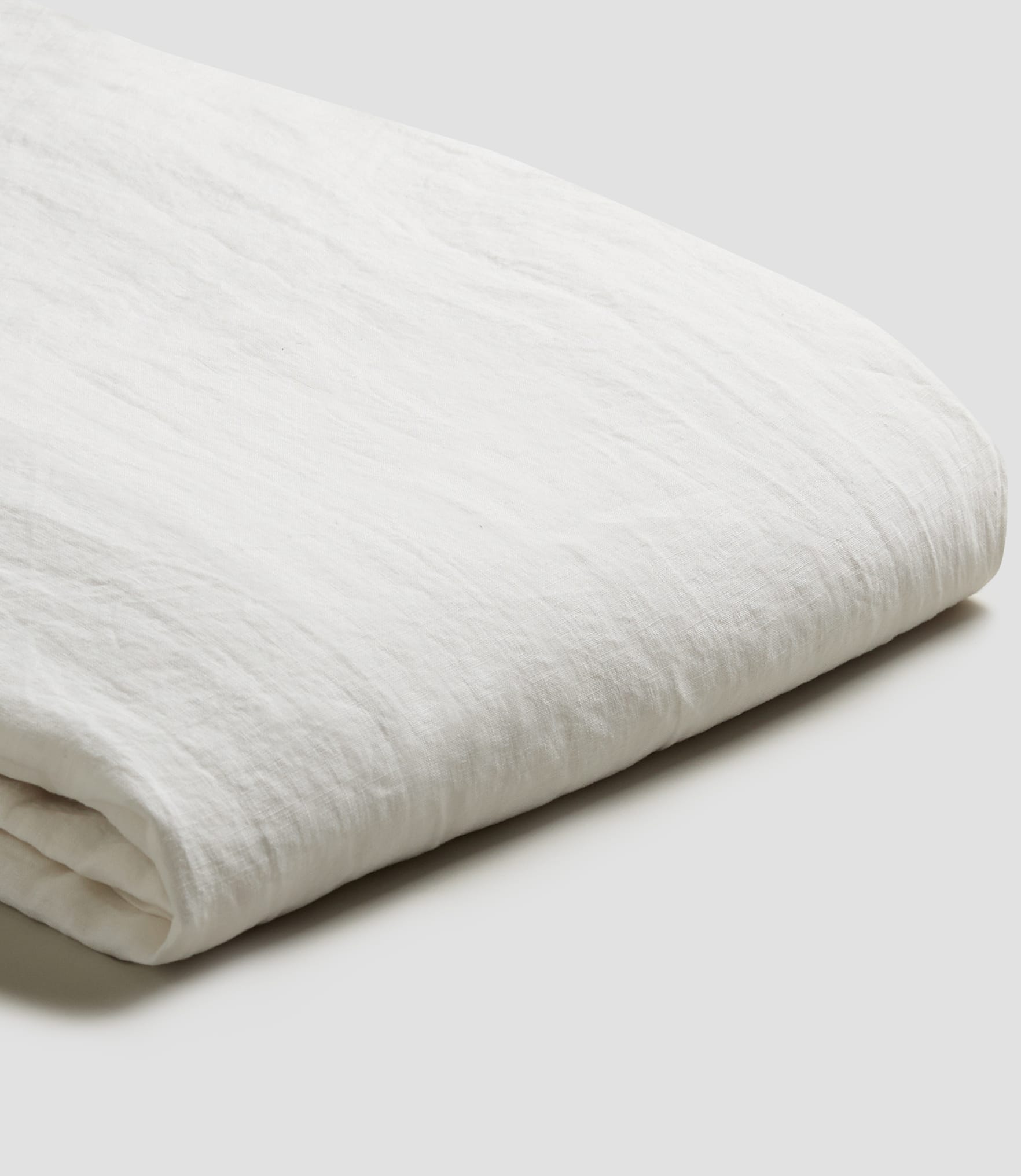 White Woolovers x Piglet Super King Linen Duvet Cover WoolOvers UK