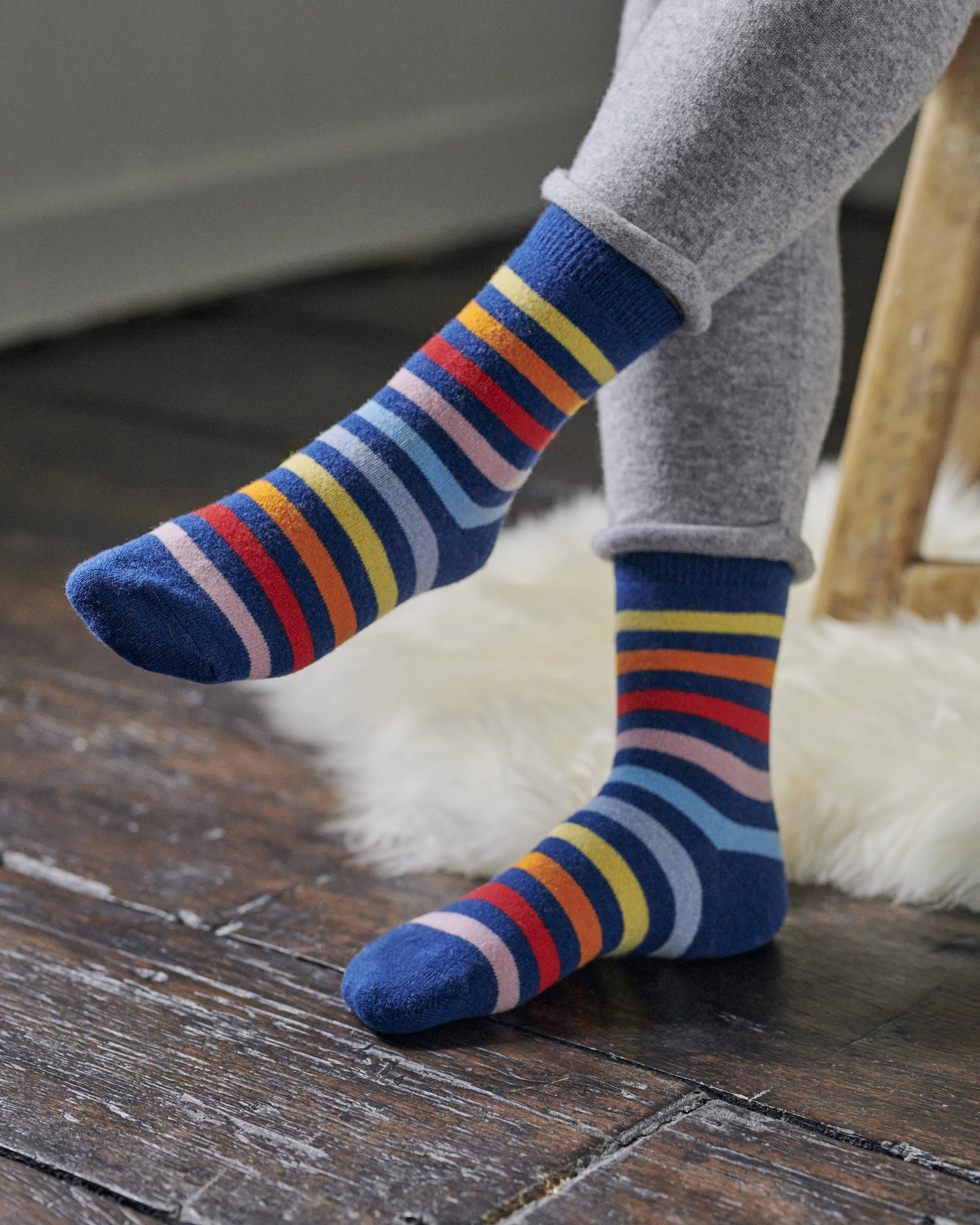 Rainbow Wool Blend Rainbow Sock WoolOvers UK
