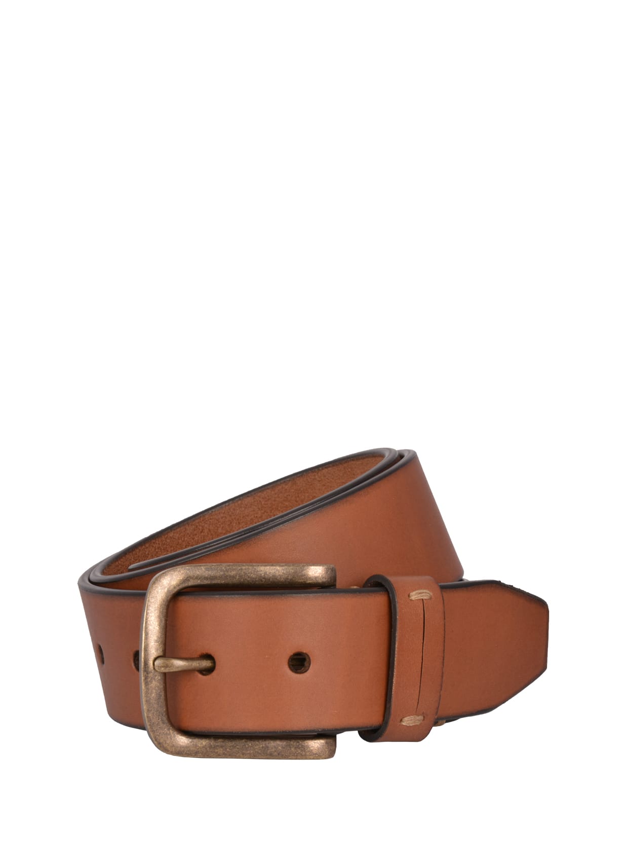 Dark Cognac | Levens Leather Belt | WoolOvers UK