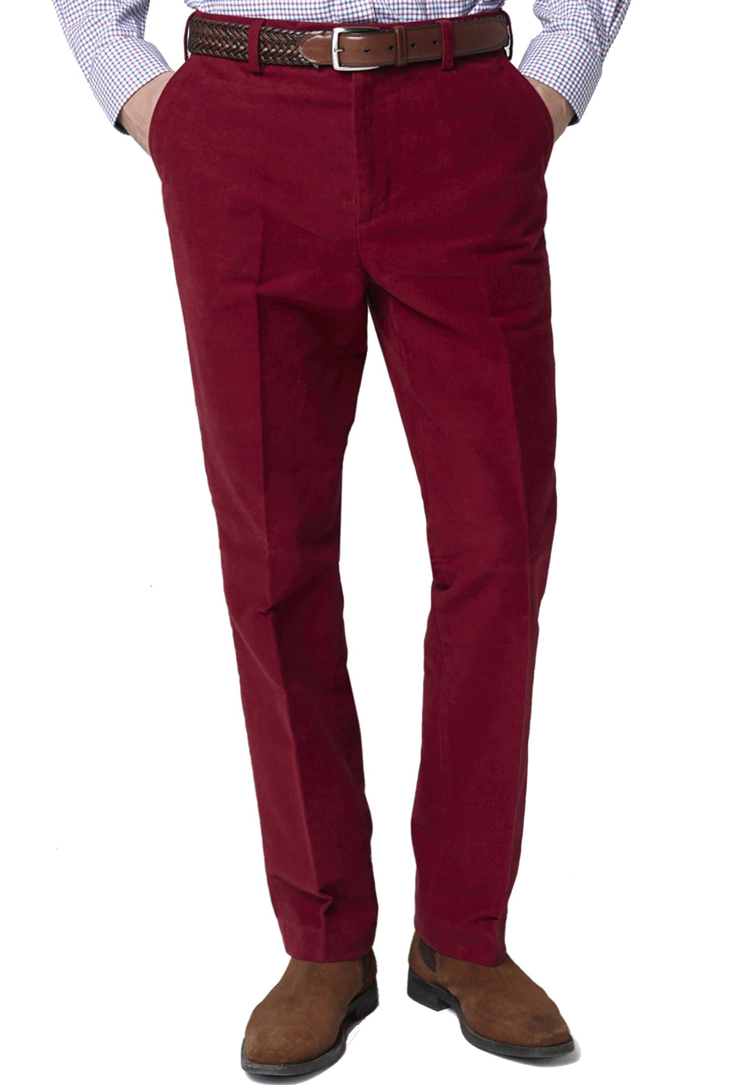 Berry | Kerswell Cotton Moleskin Trouser | WoolOvers UK