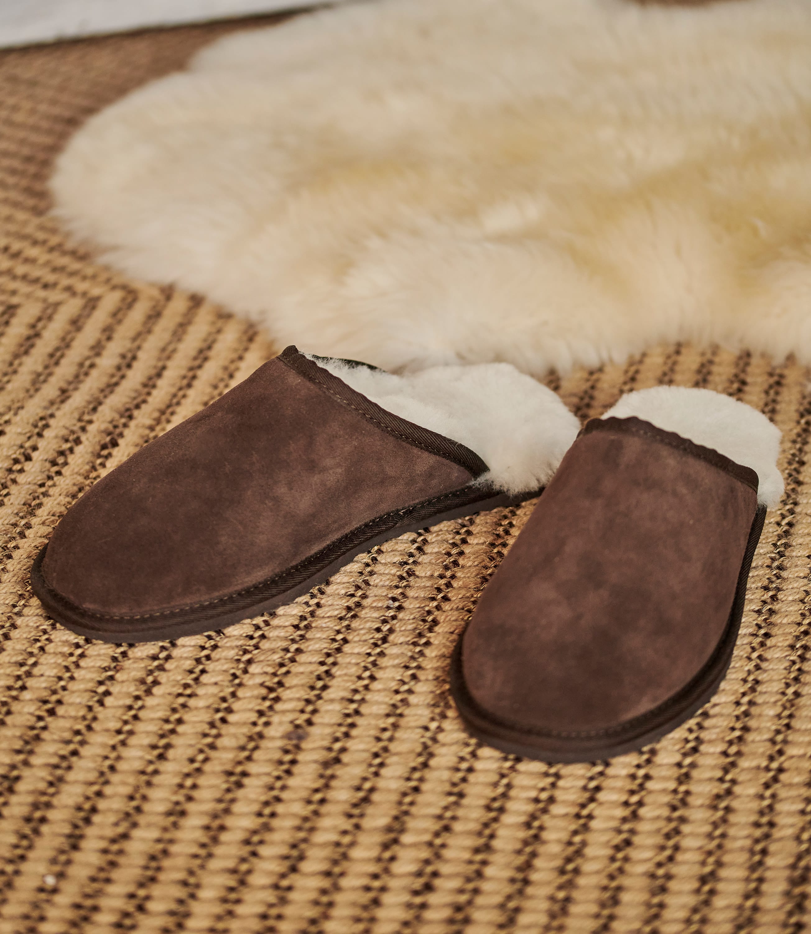 sheepskin mule slippers mens