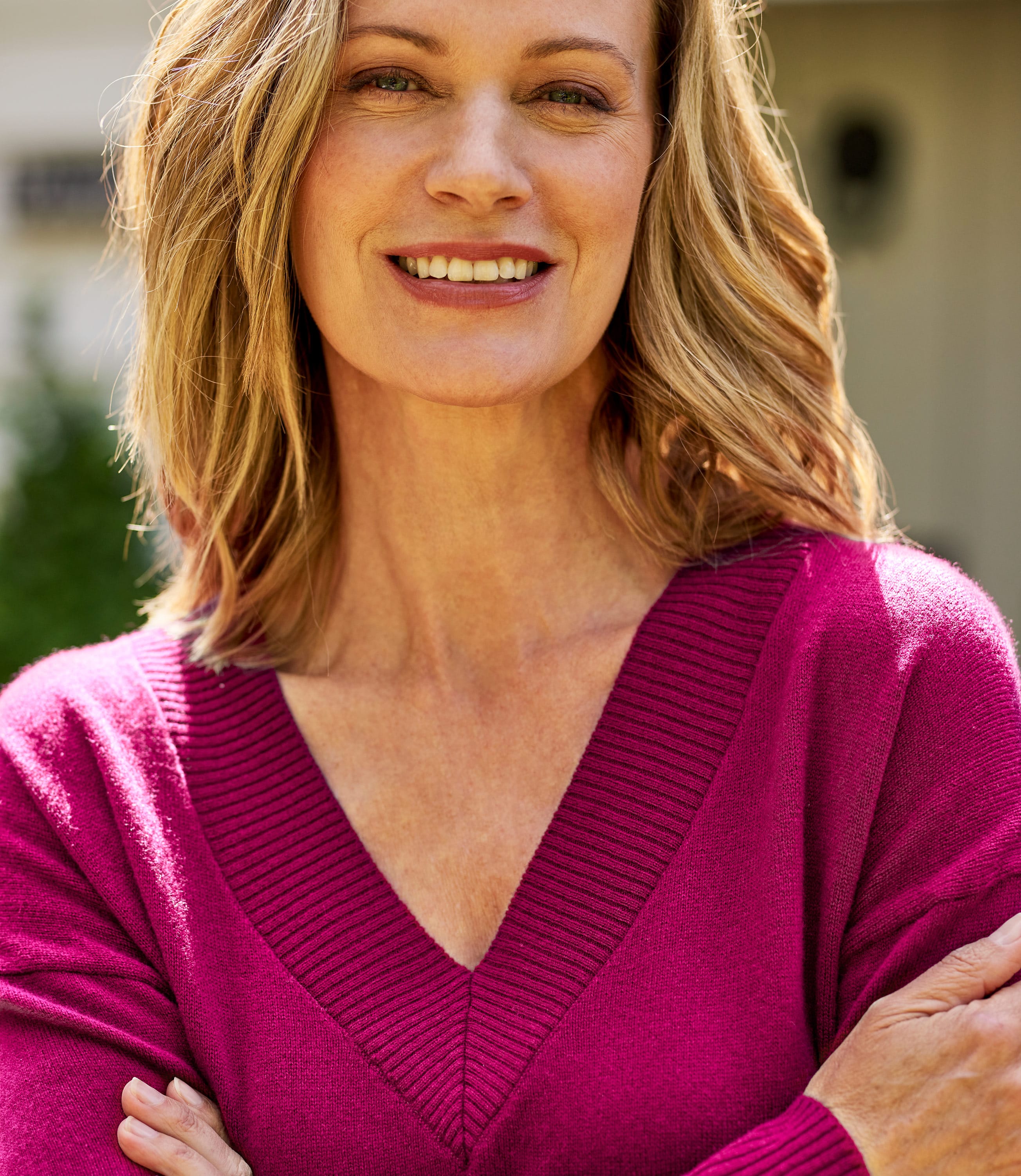 pink cashmere tunic