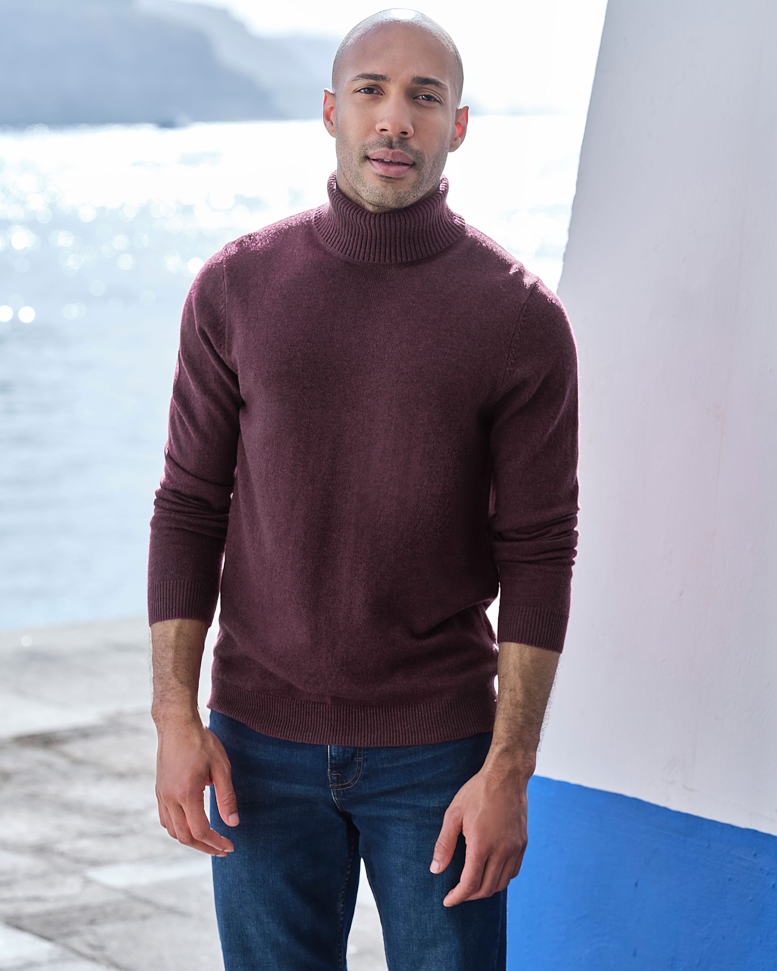 VILEBREQUIN Men Wool Cashmere Crewneck Sweater Turtle