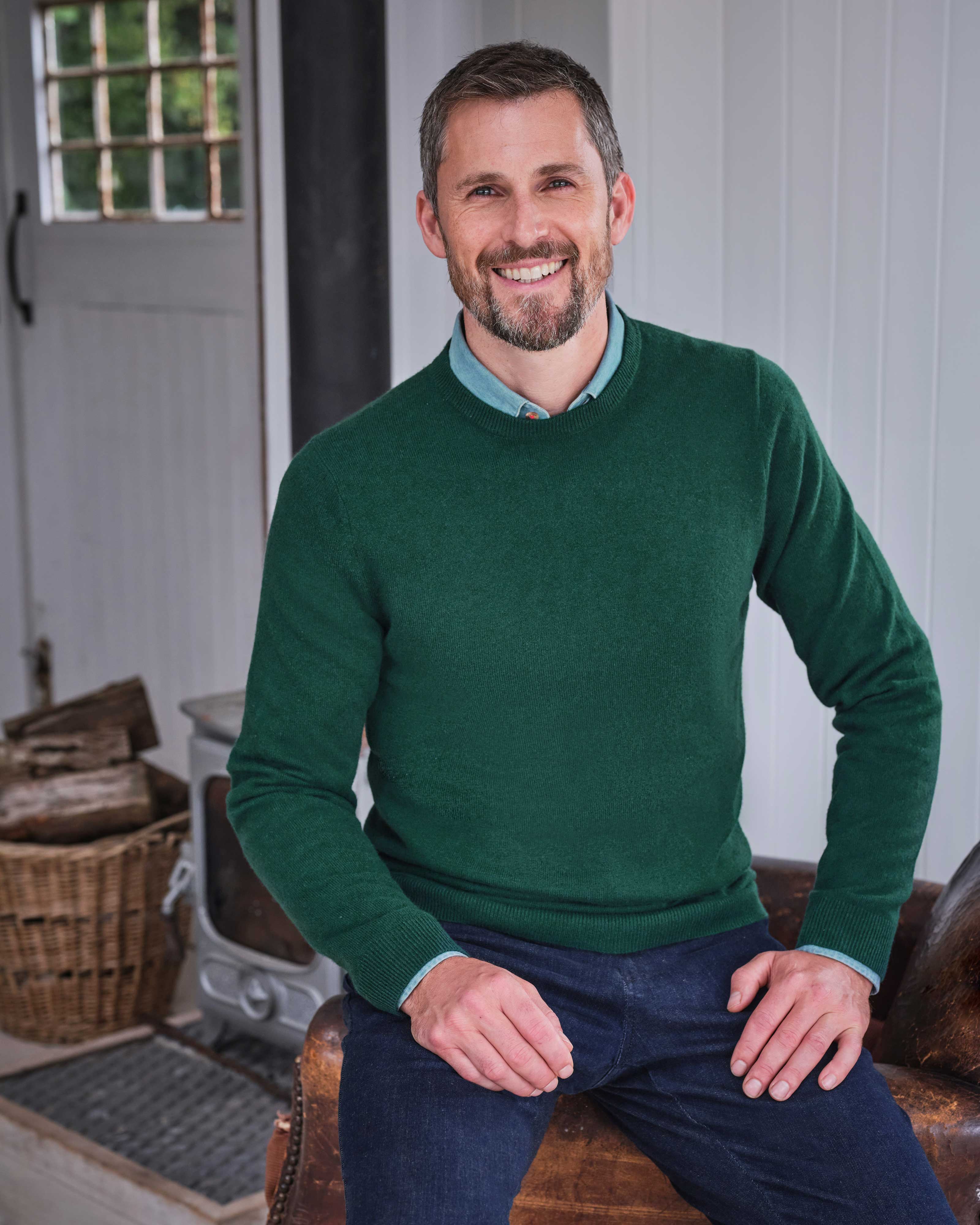 Men's Cashmere Jumpers & Cardigans | WoolOvers