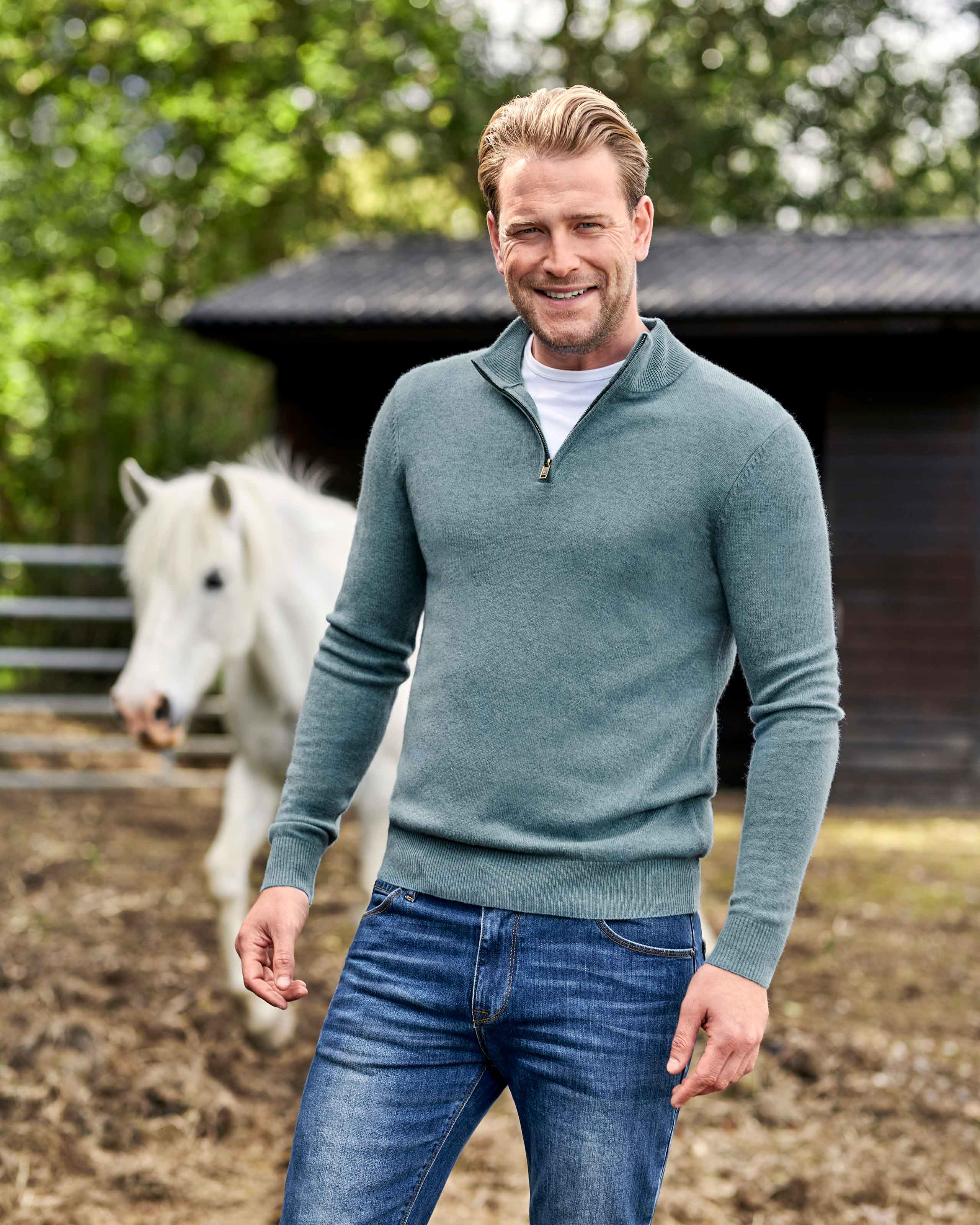 Mens Wool Jumpers and Knitted Sweaters | WoolOvers UK