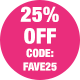 25 off spring fave