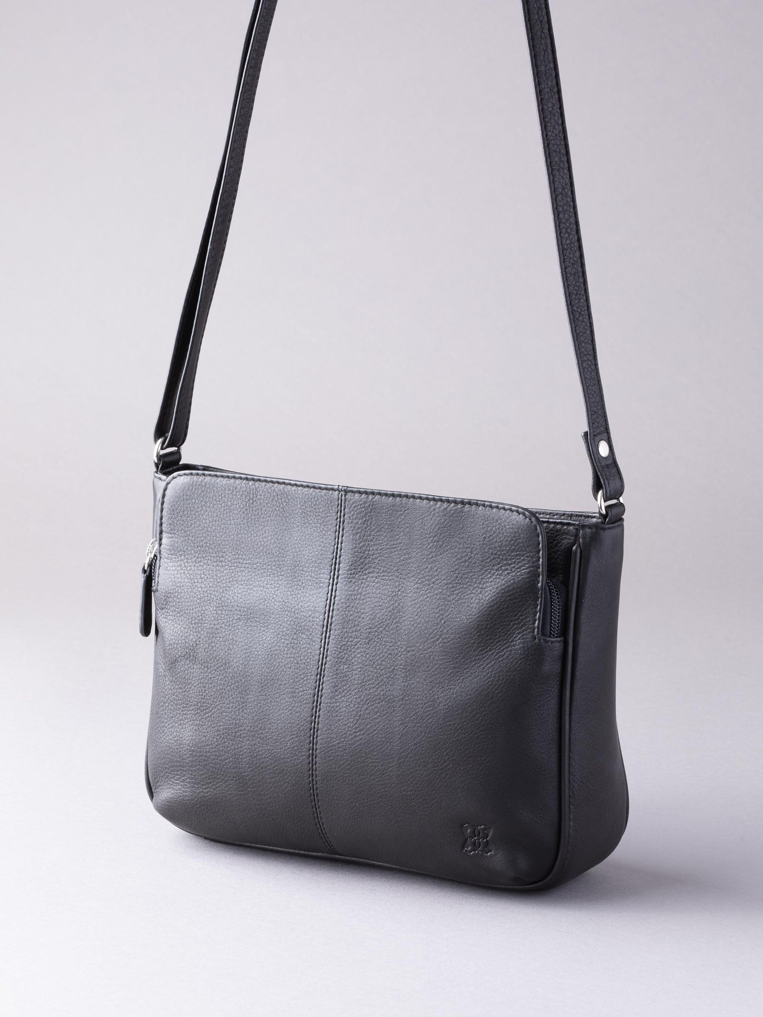 Black | Ambleside Cross Body Bag | WoolOvers UK