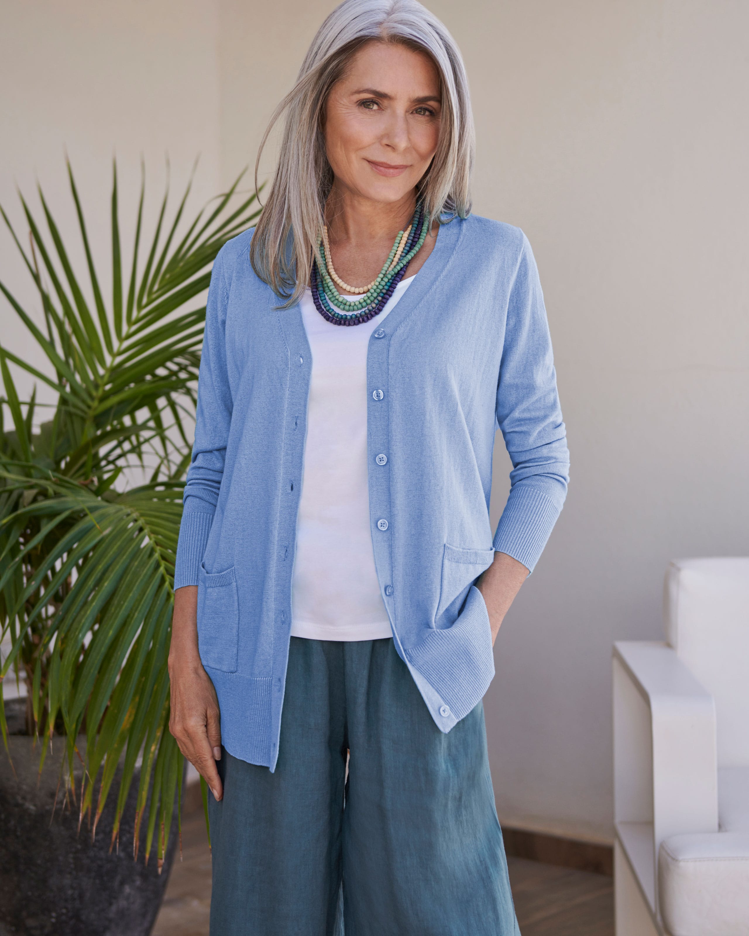 Automne Hiver Femmes Long Cardigan Tricoté Lâche à Manches Longues