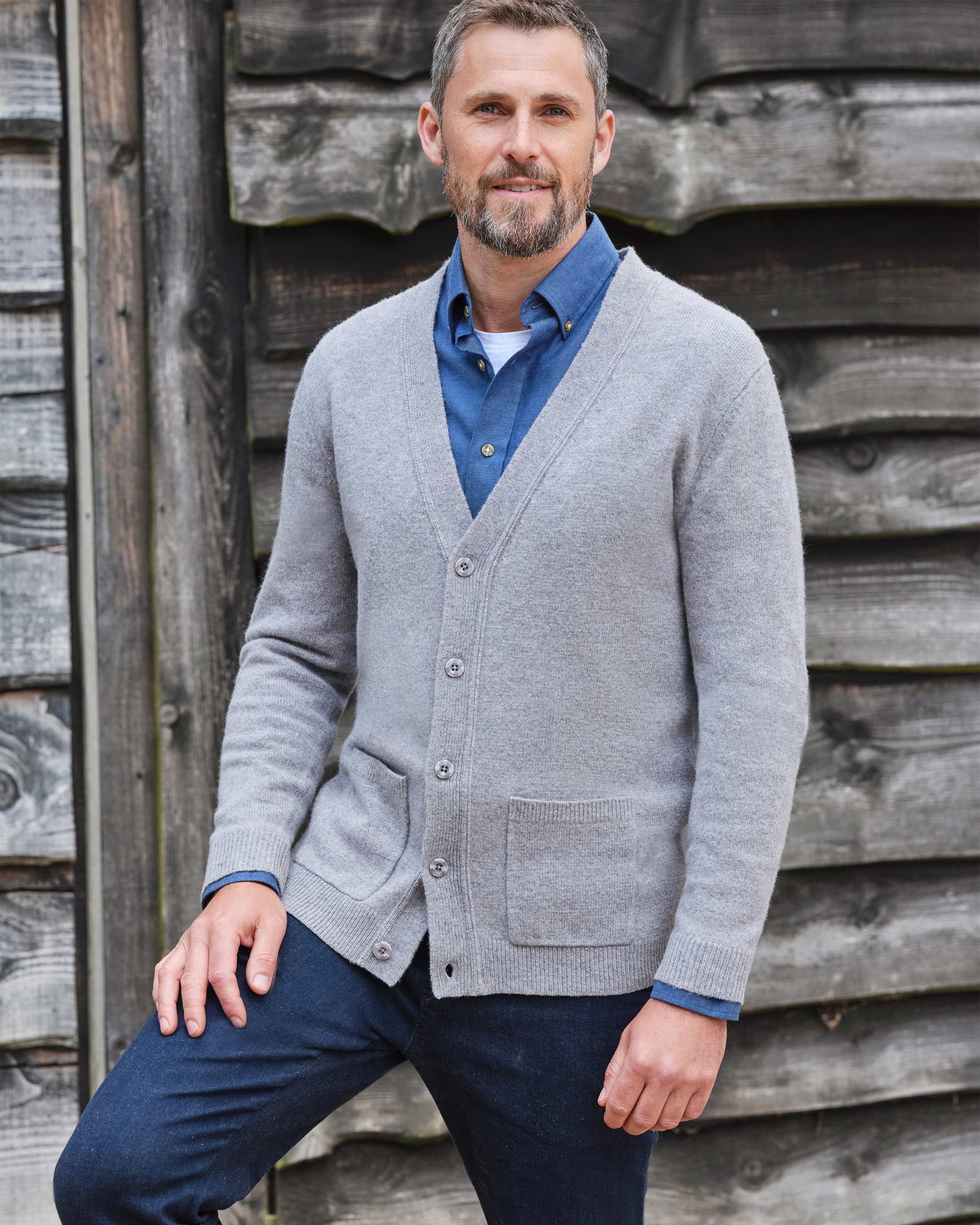 High Quality Natural Cardigans For Men