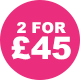 Mix and Match - 2 for £45 Cotton T-Shirts