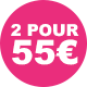 Duos Malins - 2 pour 55€ T-Shirt à empiècements en dentelle