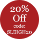 20% off Christmas