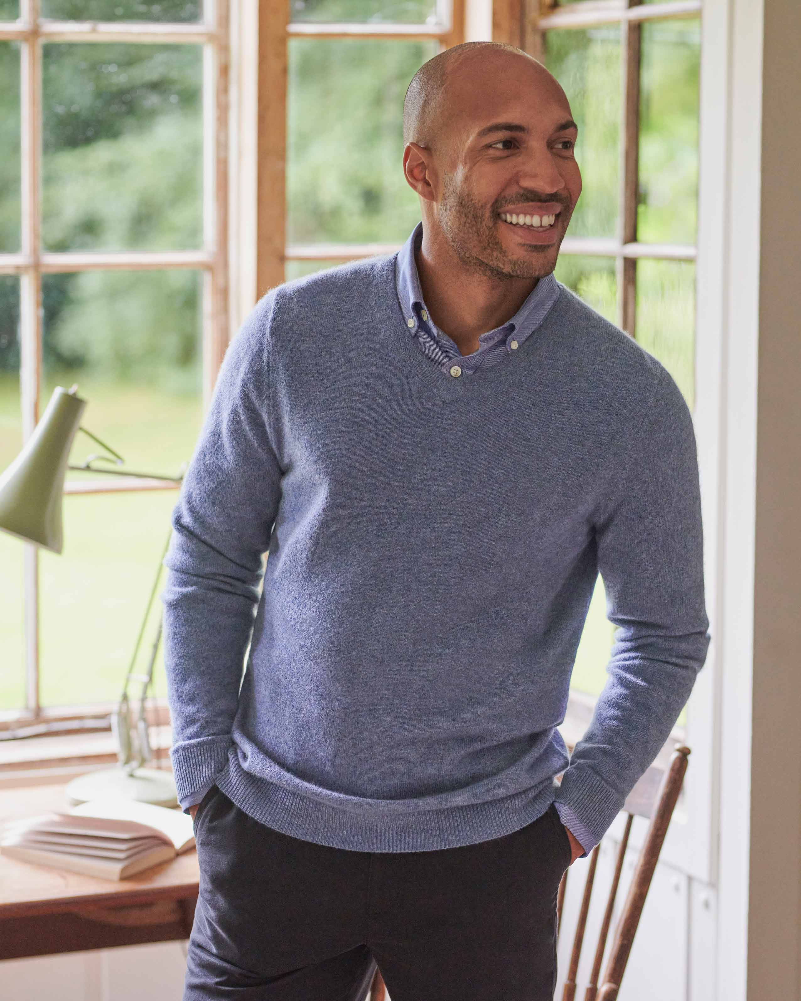 Mens Wool Jumpers and Knitted Sweaters | WoolOvers UK - Page 2