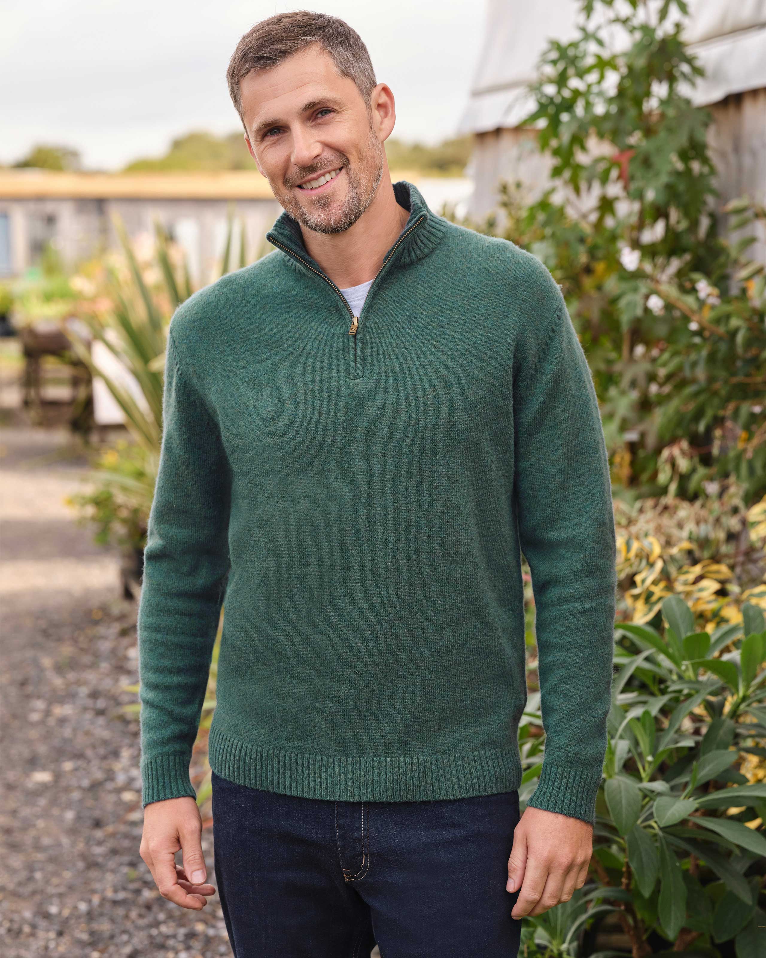 Men's Jumpers | Natural Men's Knitted Jumpers | WoolOvers AU