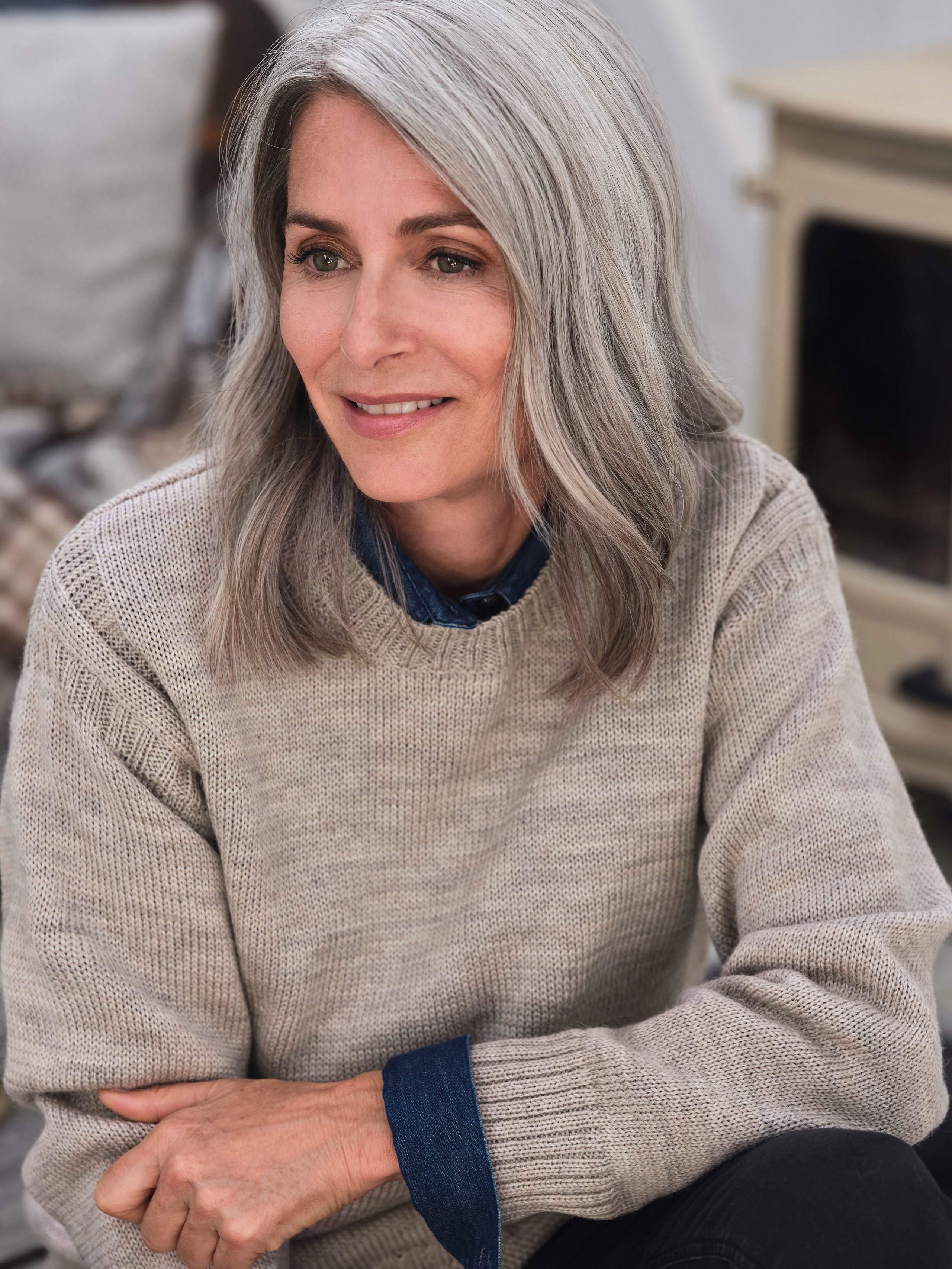 Soft Oatmeal 100 Pure Wool Guernsey Jumper WoolOvers UK top-5-uk-summer-festivals-event-furniture-hire-exhibition-furniture