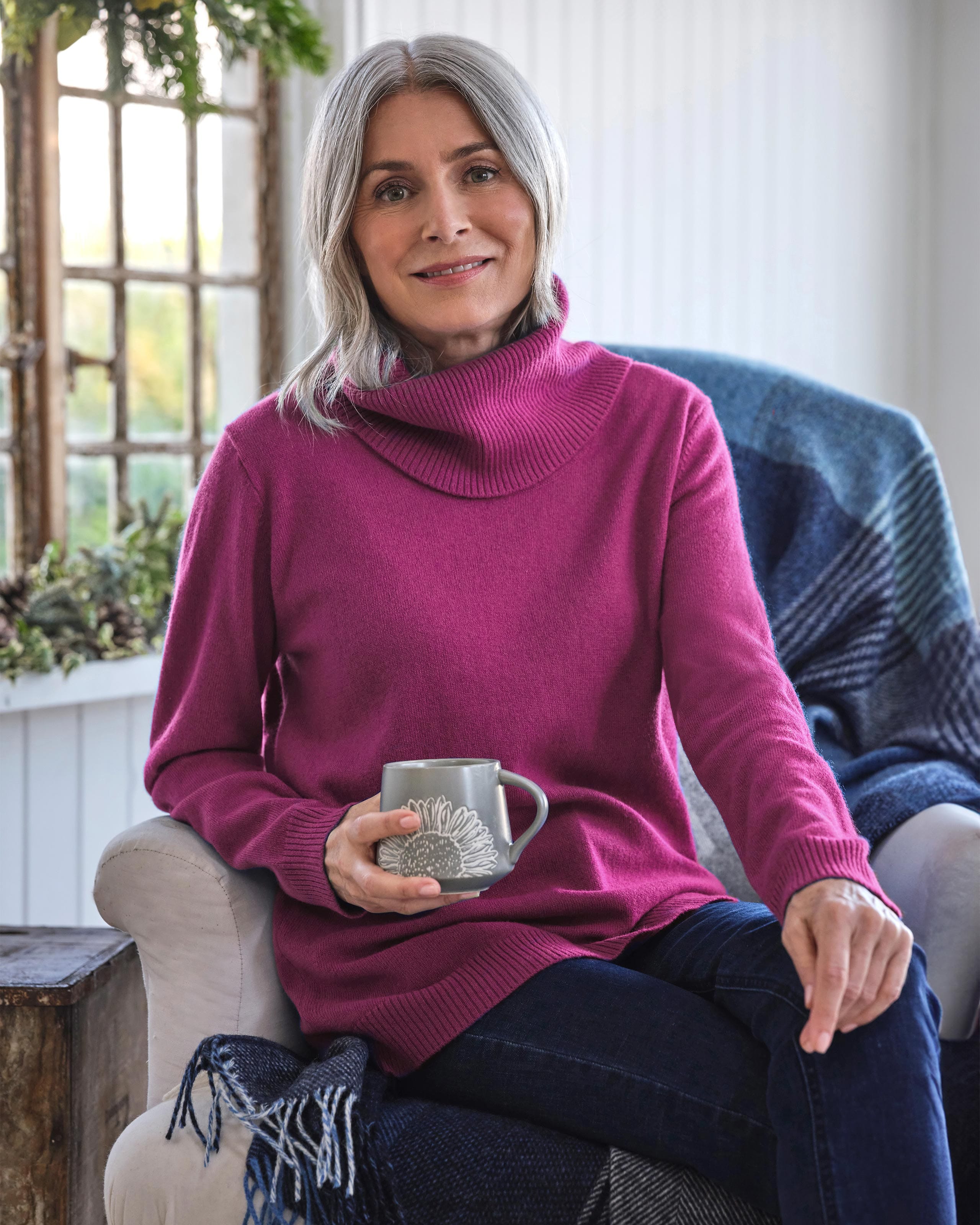 Women's Wool Jumpers | Natural Knitwear | WoolOvers UK