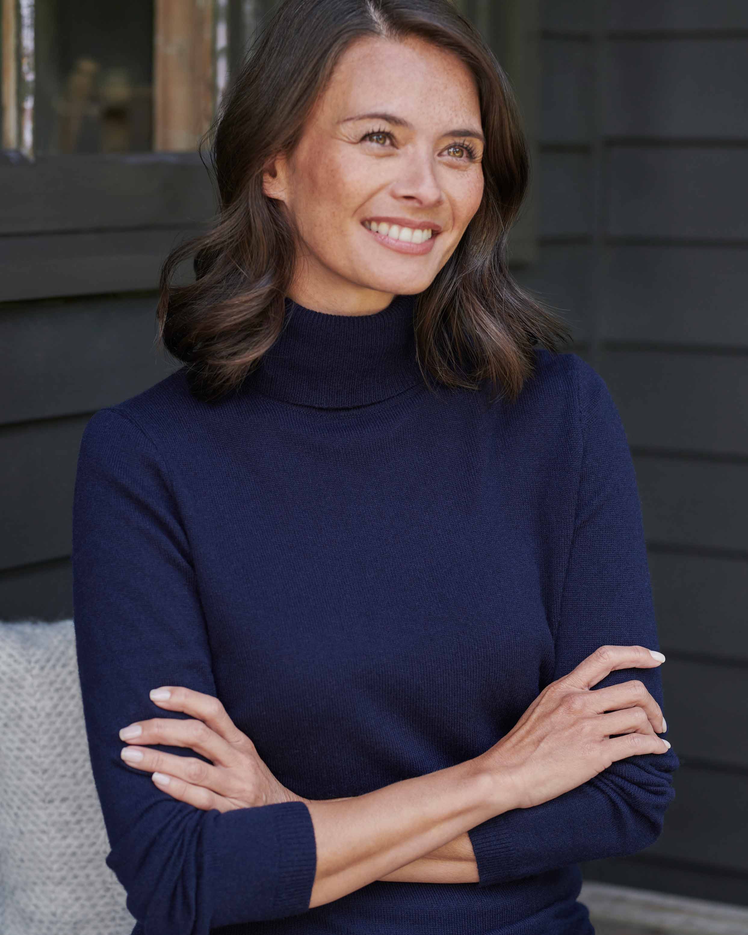 Damen Rollkragenpullover aus Merinowolle main image 0