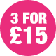 Mix and Match - 3 for £15 Socks Offer