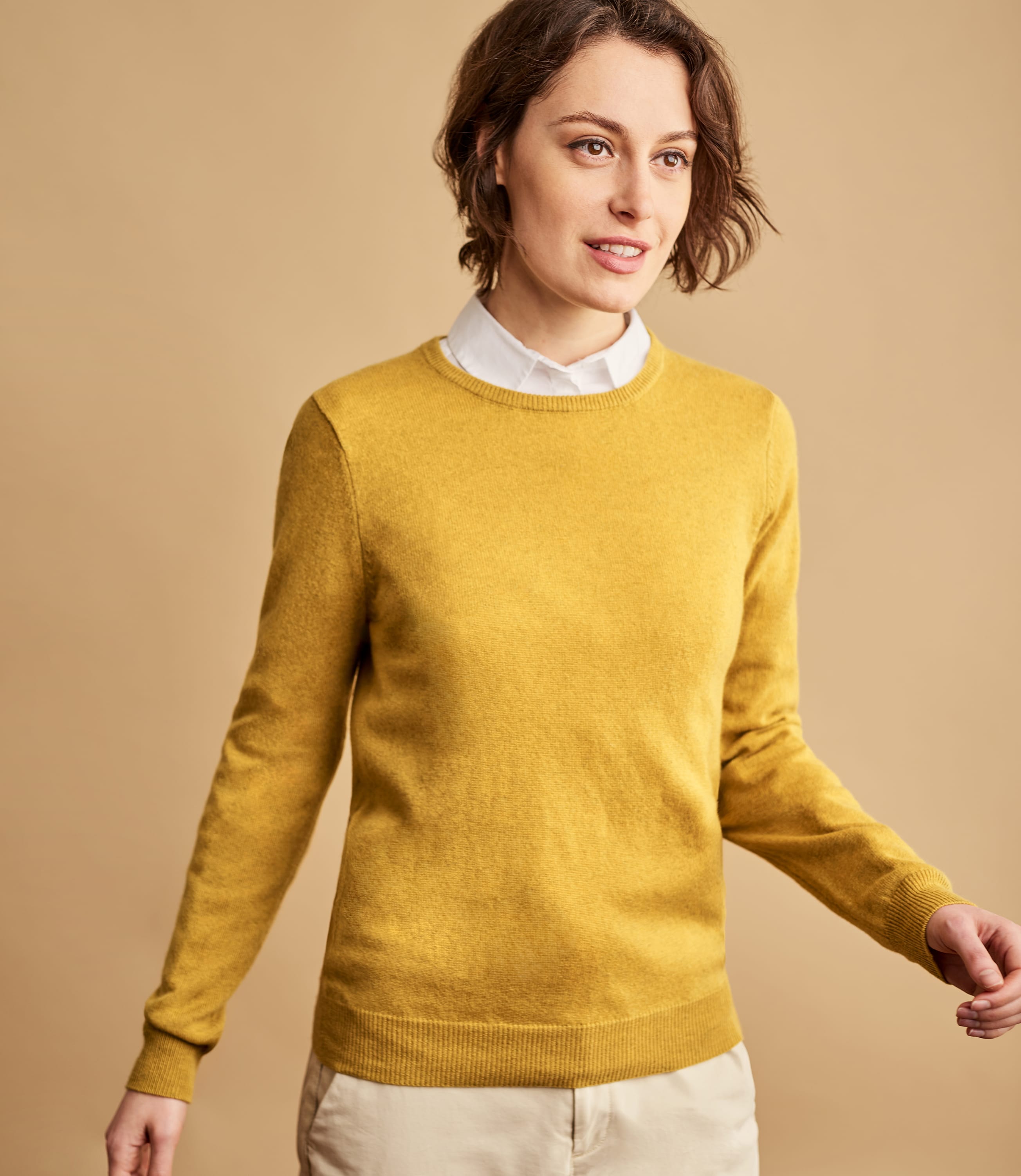women's merino crew neck sweater