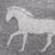 Soft Grey Gallop Horse