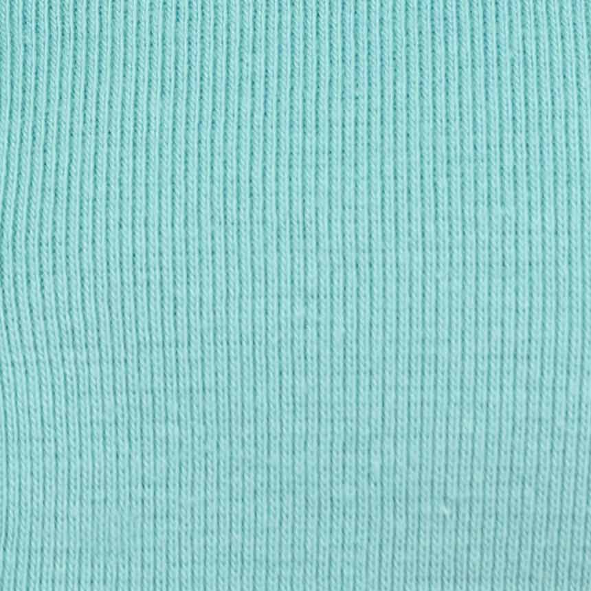 Light green, blue, mint show texture of ribbed cotton fabric wave