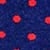 Navy/Red Small Spot