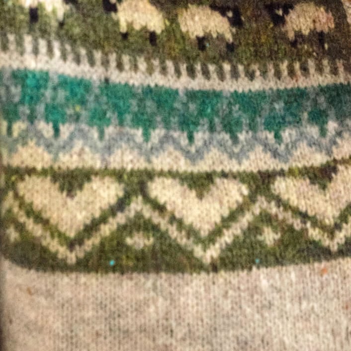 Pepper | Sheep Fairisle Yoke Cardigan | WoolOvers US
