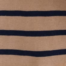 Navy Latte Stripe