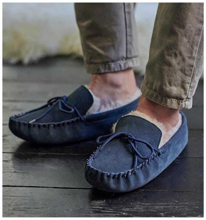 Mens Sheepskin Moccasin