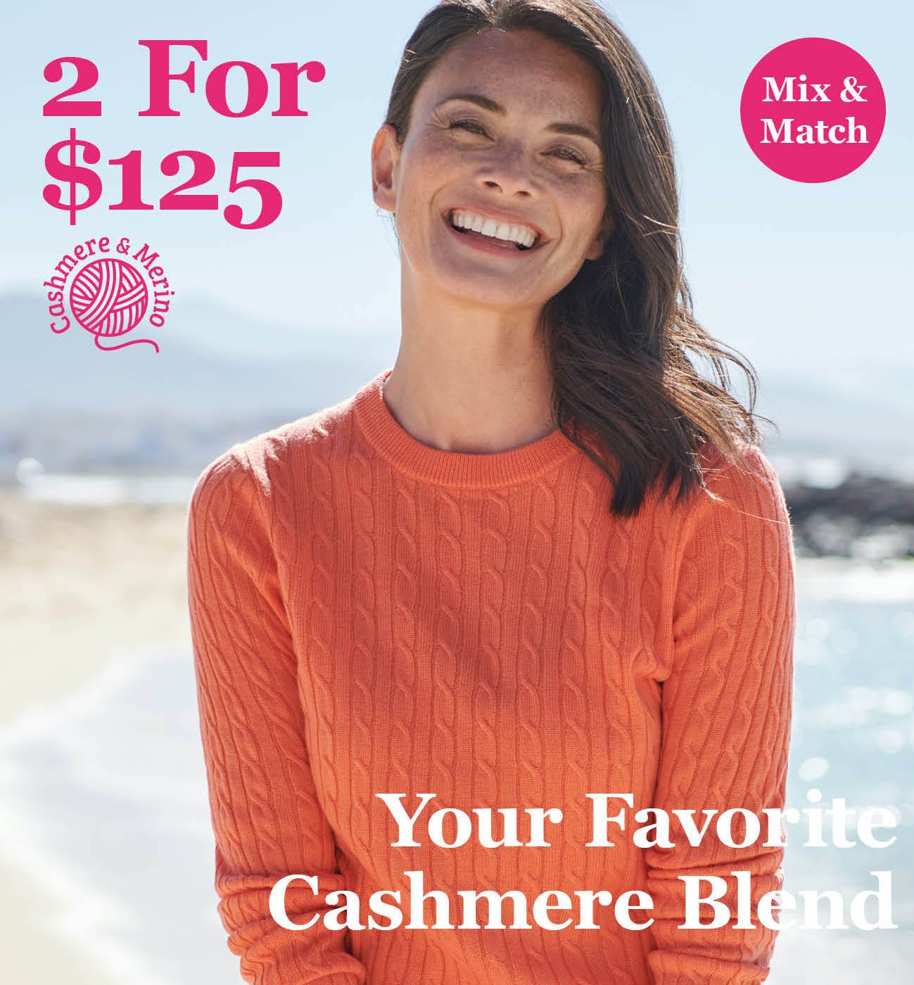 2 for €125 Cashmere Merino Offer