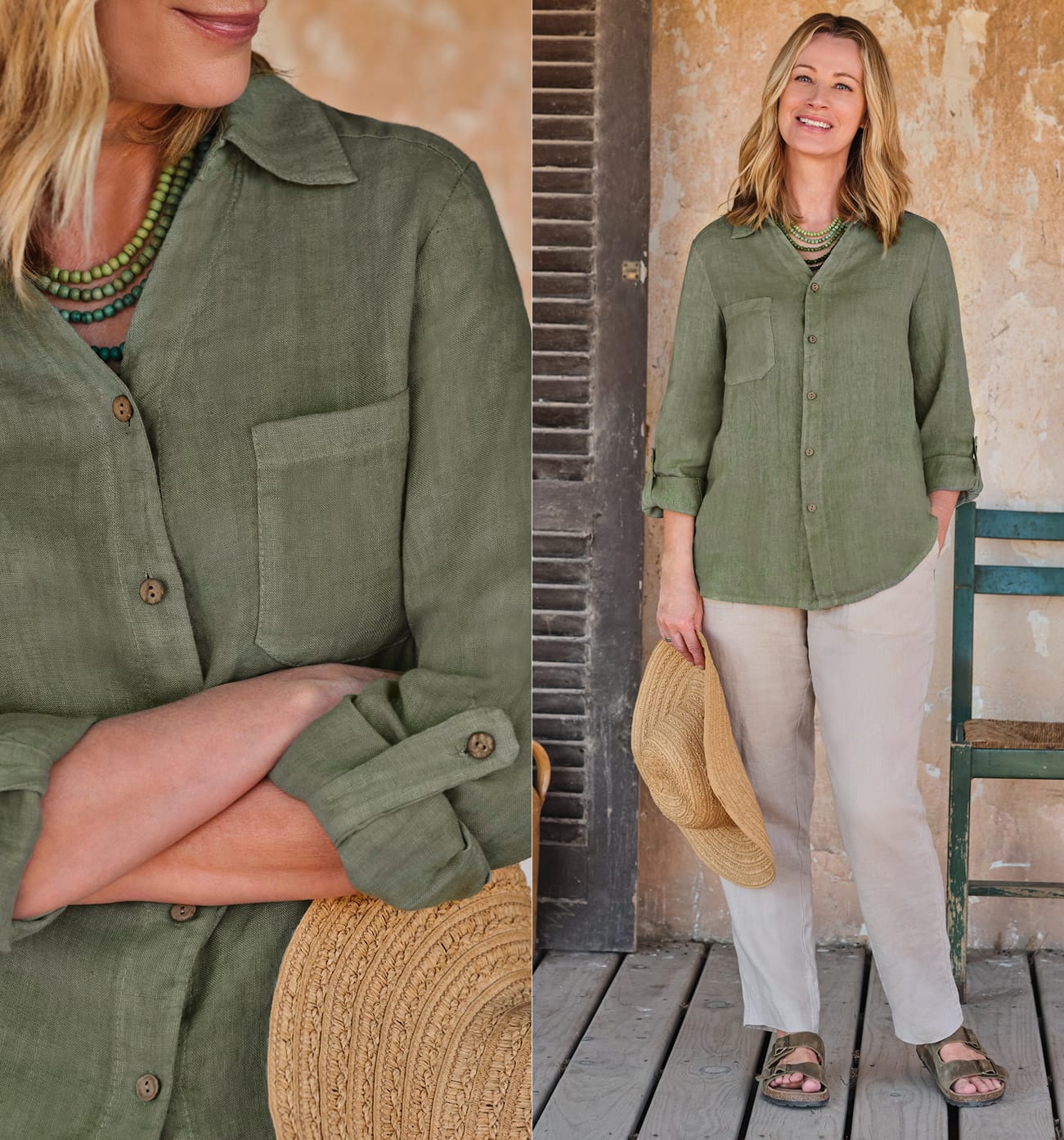 Relaxed Fit Linen Shirt