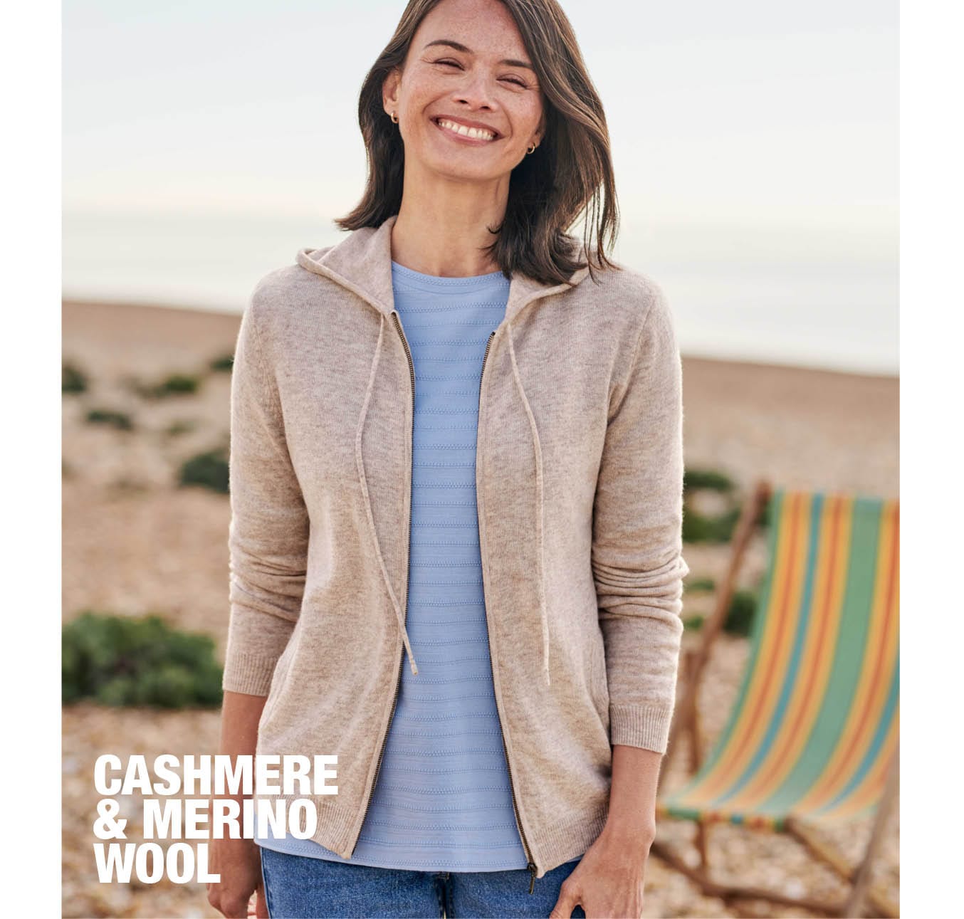 Cashmere And Merino Luxe Lounge Hoodie