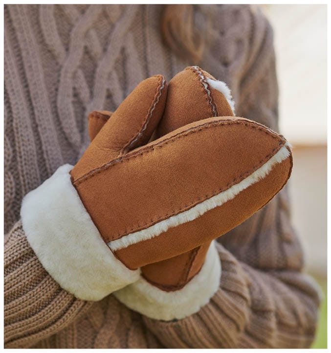 Sheepskin Mittens