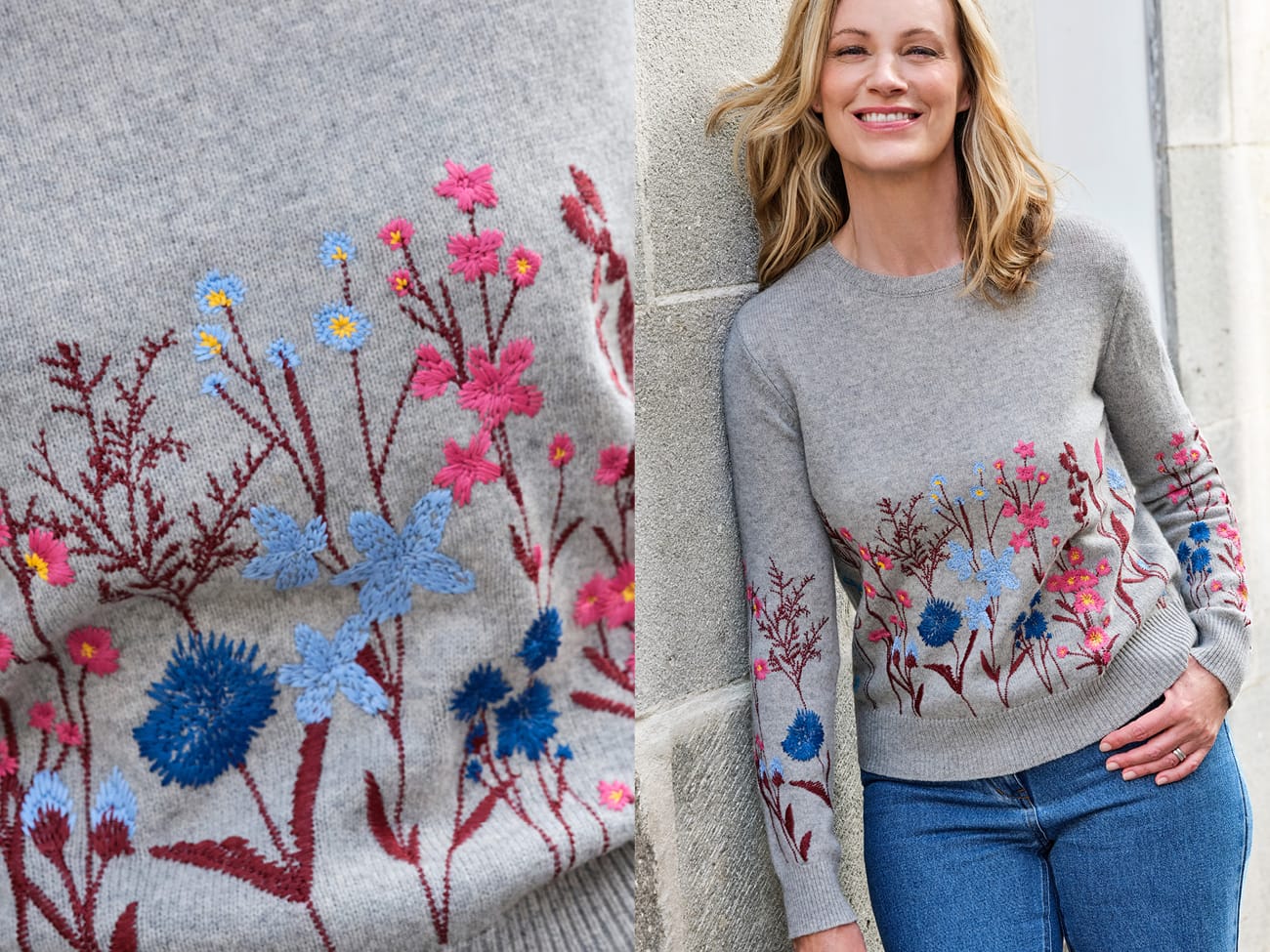 Wildflower Embroidered Sweater