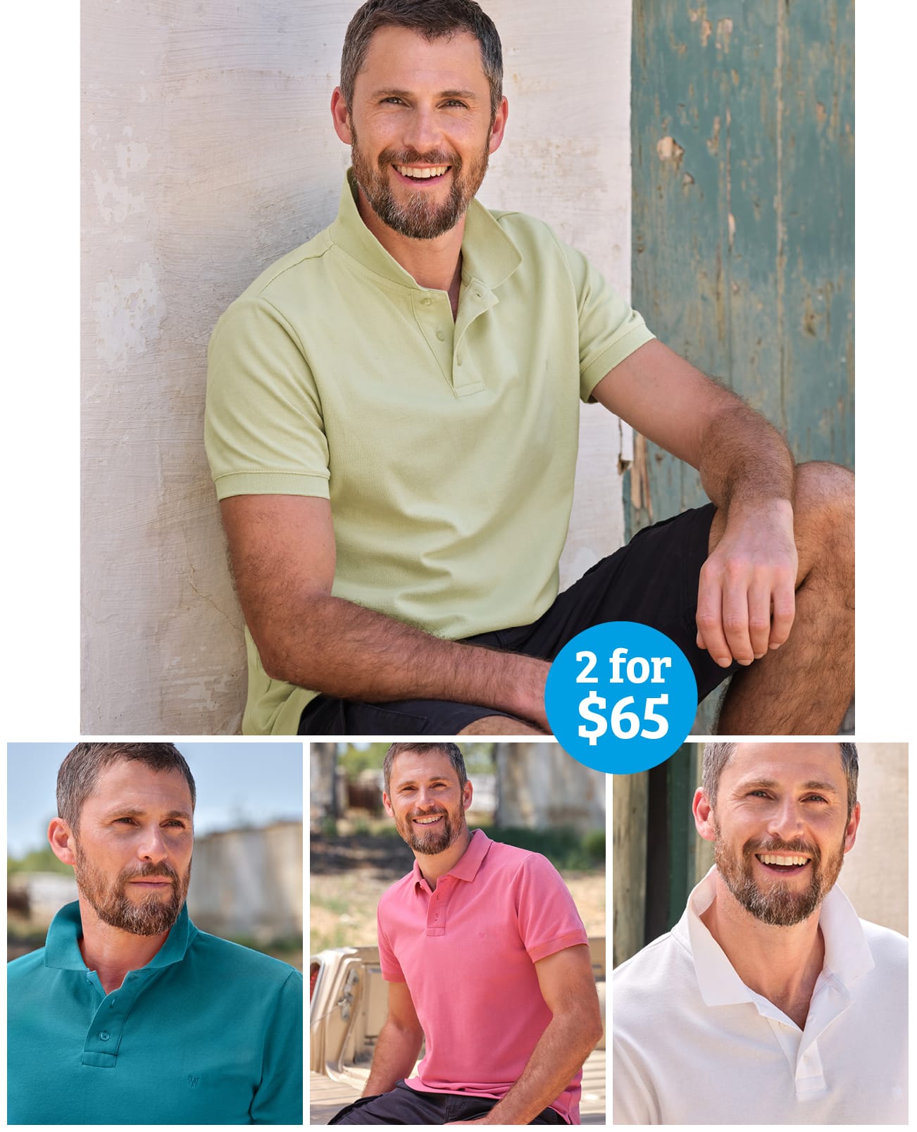 Mix and Match - 2 for $65 on Mens Polos